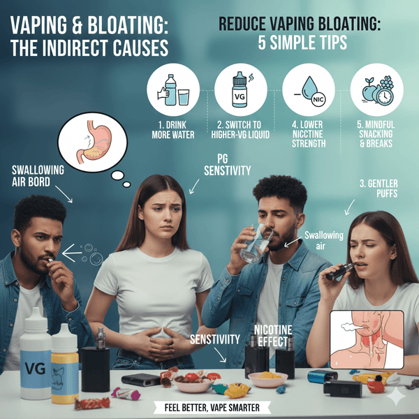 Does Vaping Make You Bloated? Does Vaping Make You Bloated?