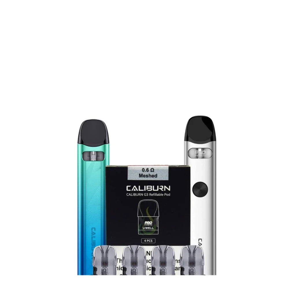 Uwell Caliburn Vape Kits & Pods | Full Range Uwell Caliburn Vape Kits & Pods | Full Range