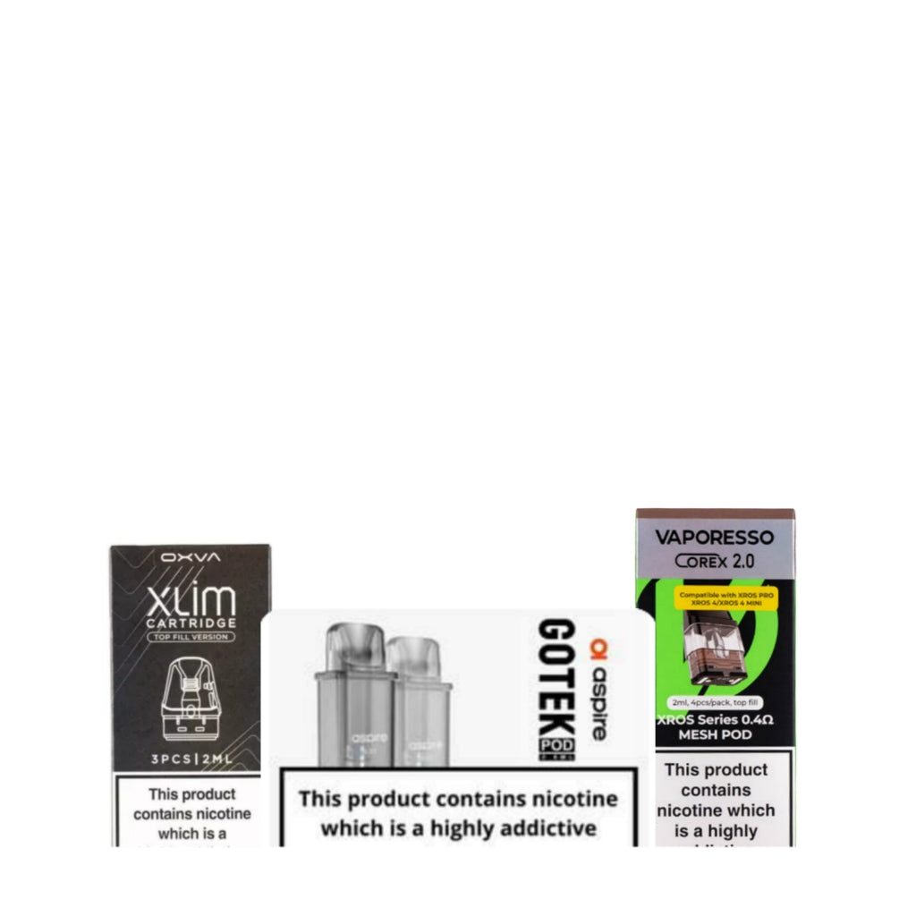 Replacement Pods | Refillable And Pre-Filled Vape Pods Replacement Pods | Refillable And Pre-Filled Vape Pods