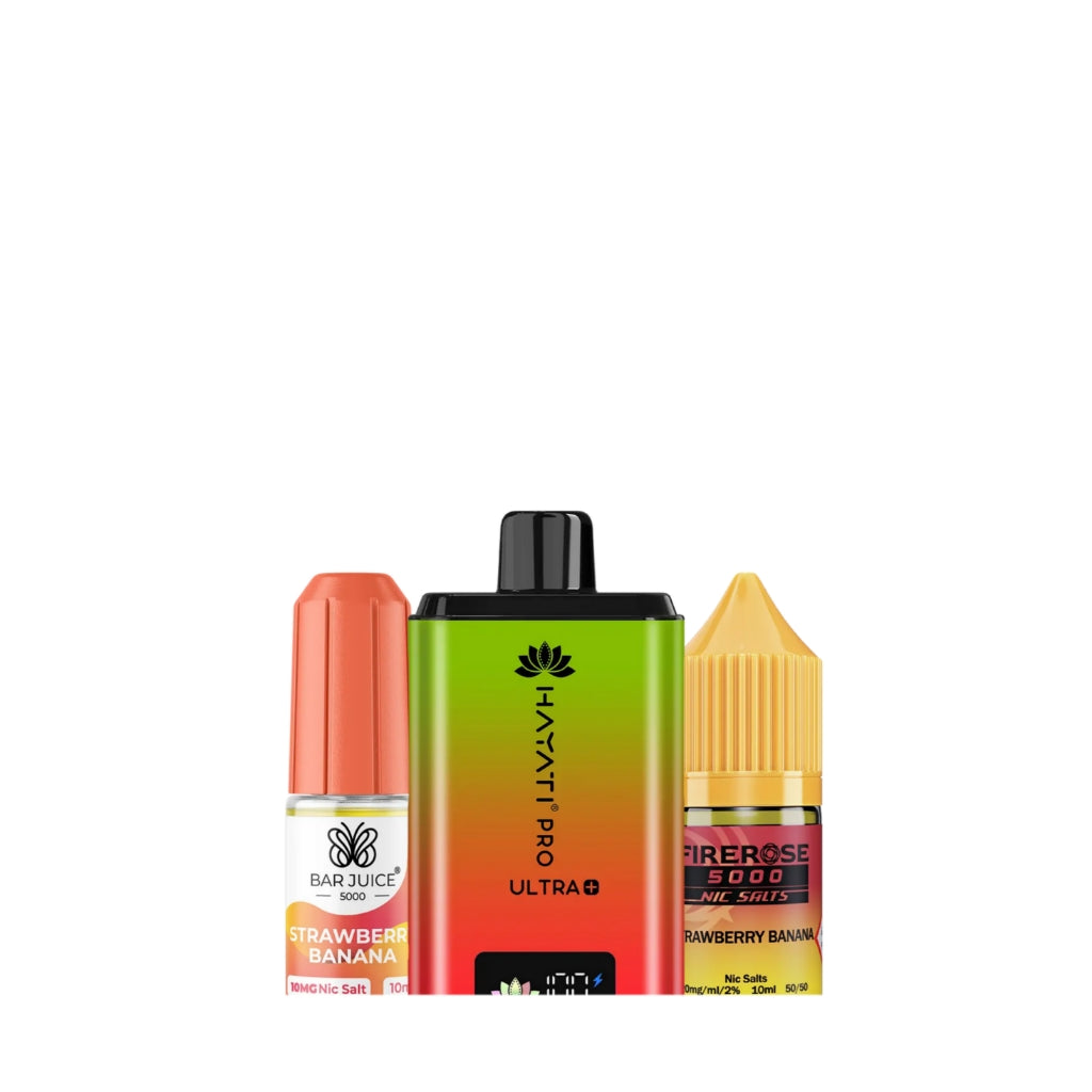Strawberry Banana Flavour Vape | Multi Brands