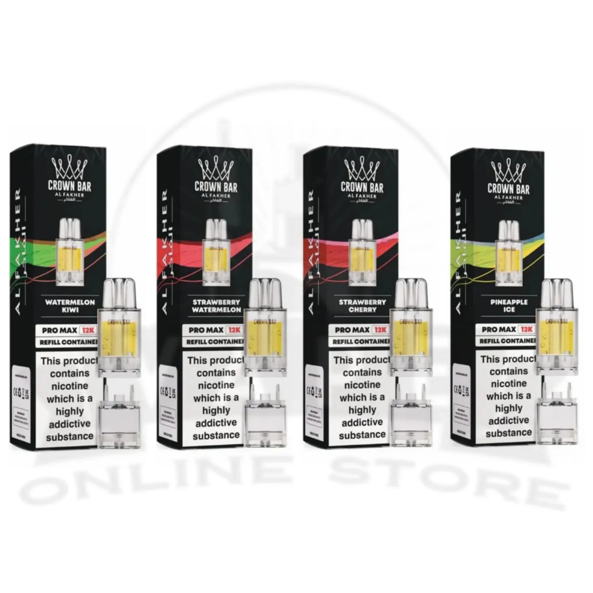 Al Fakher Crown Bar Pro Max 12K Refill Pods