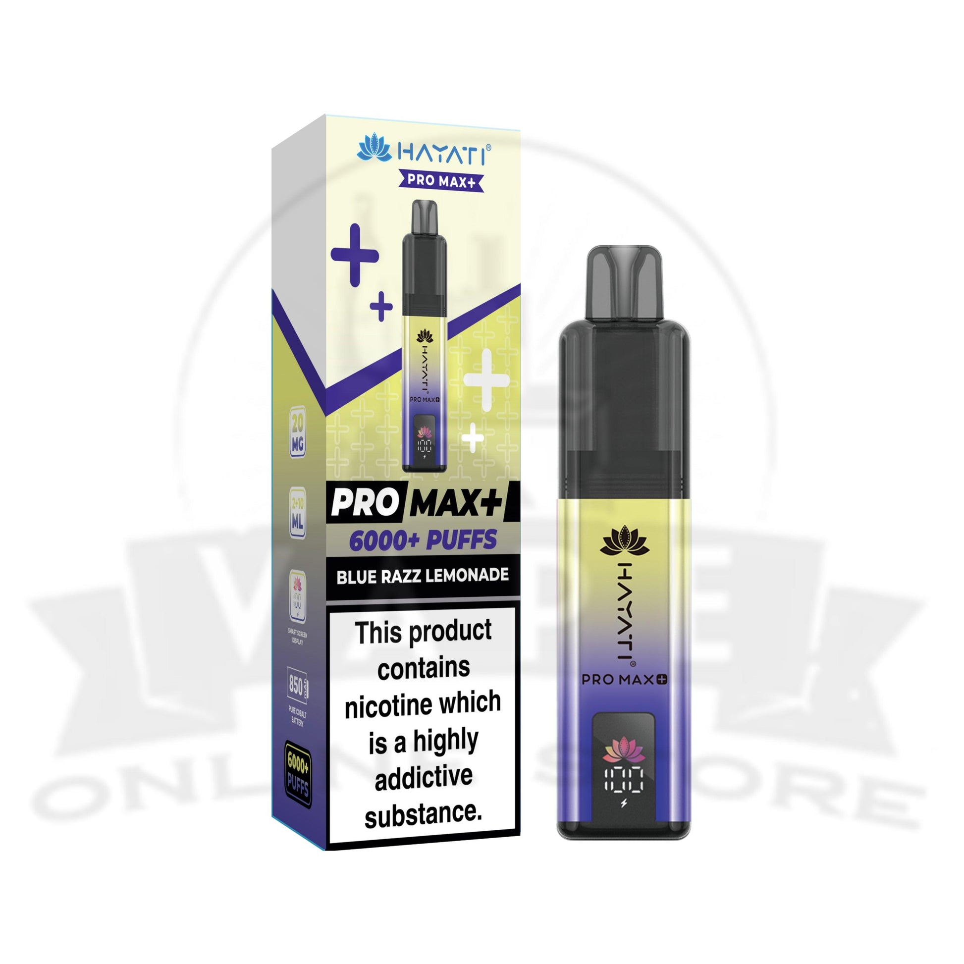 Blue Razz Lemonade Hayati Pro Max Plus 6000 Puffs Pod Kit