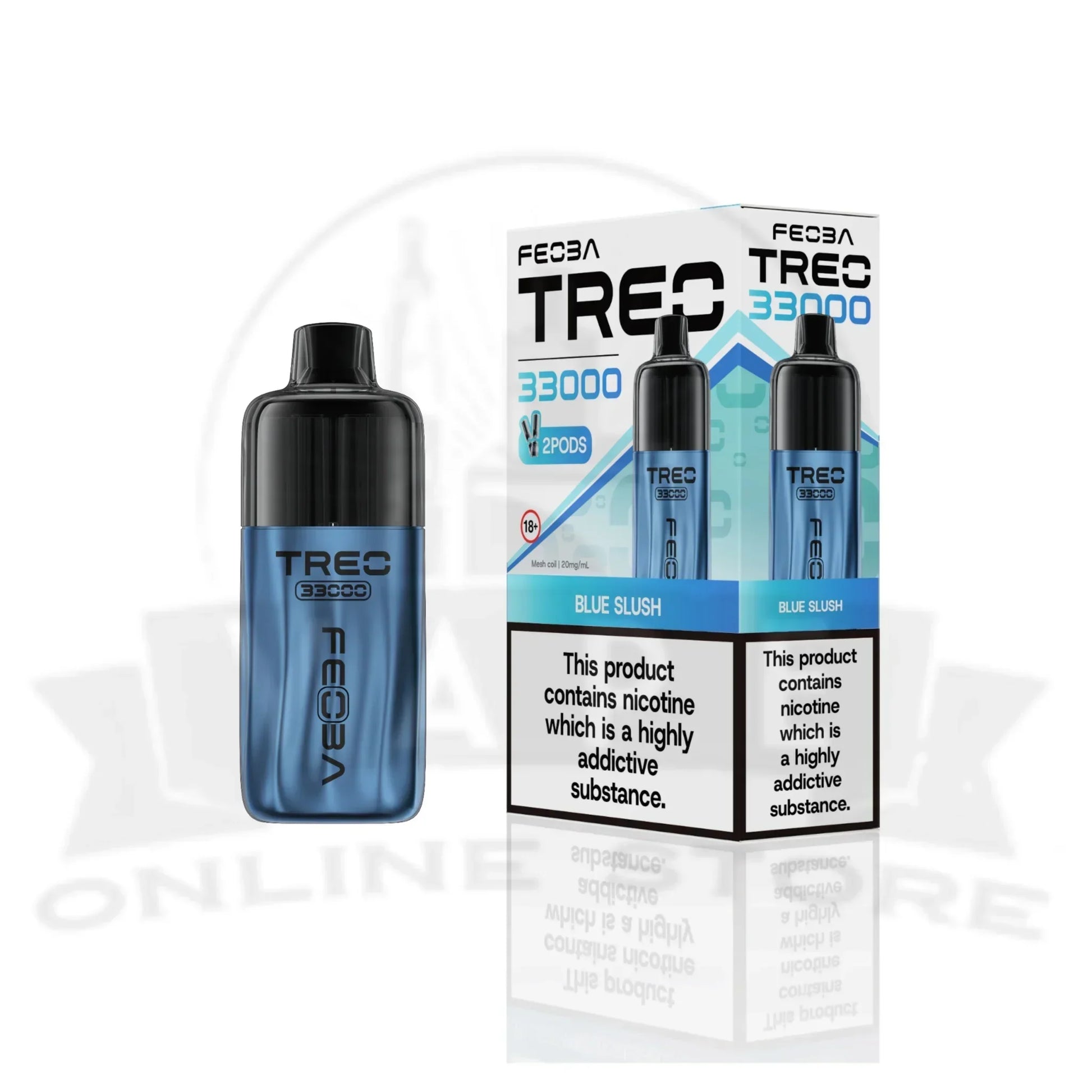 Blue Slush Feoba Treo 33000 Puffs Prefilled Pod Kit