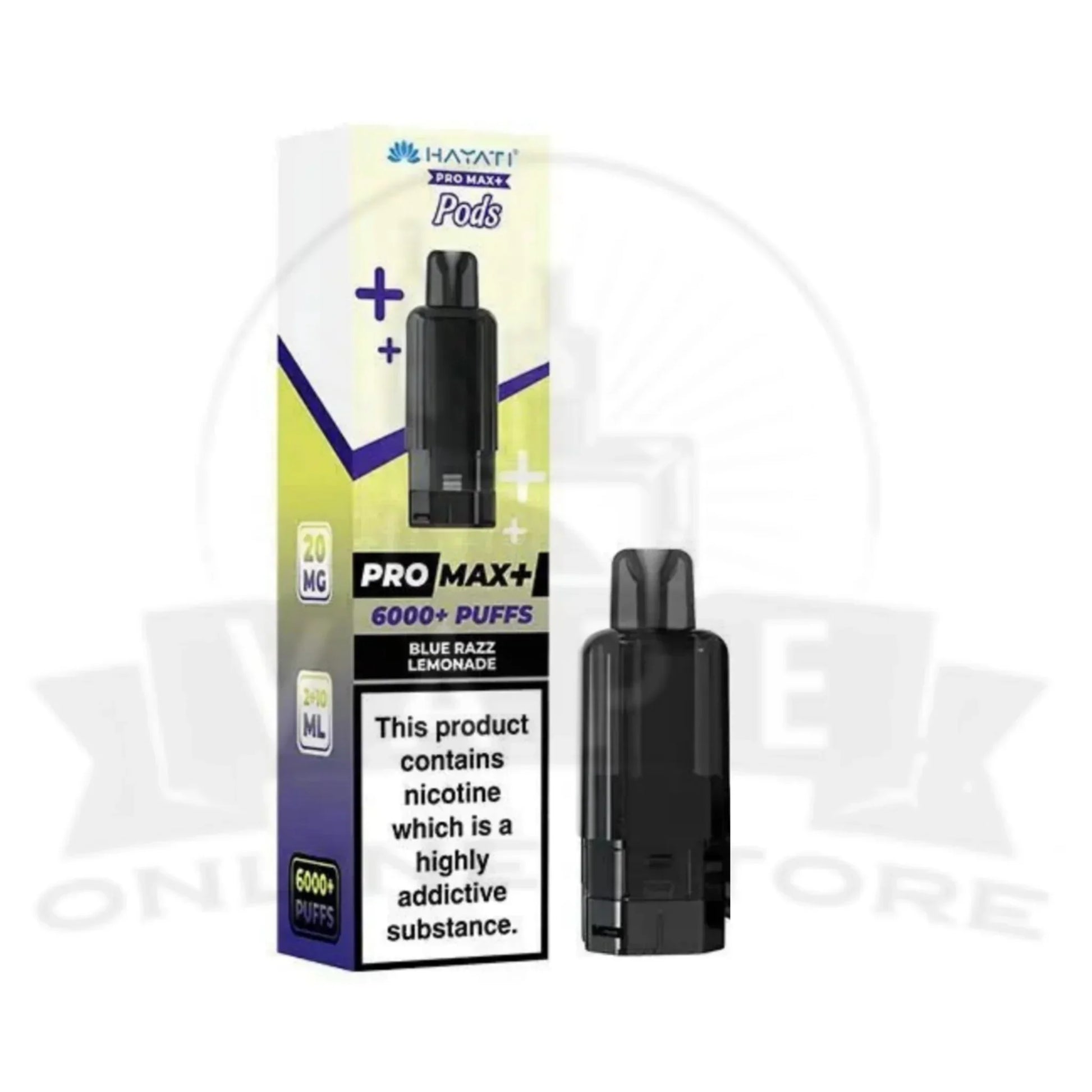 Blue Razz Lemonade Hayati Pro Max Plus 6k Puff Pod