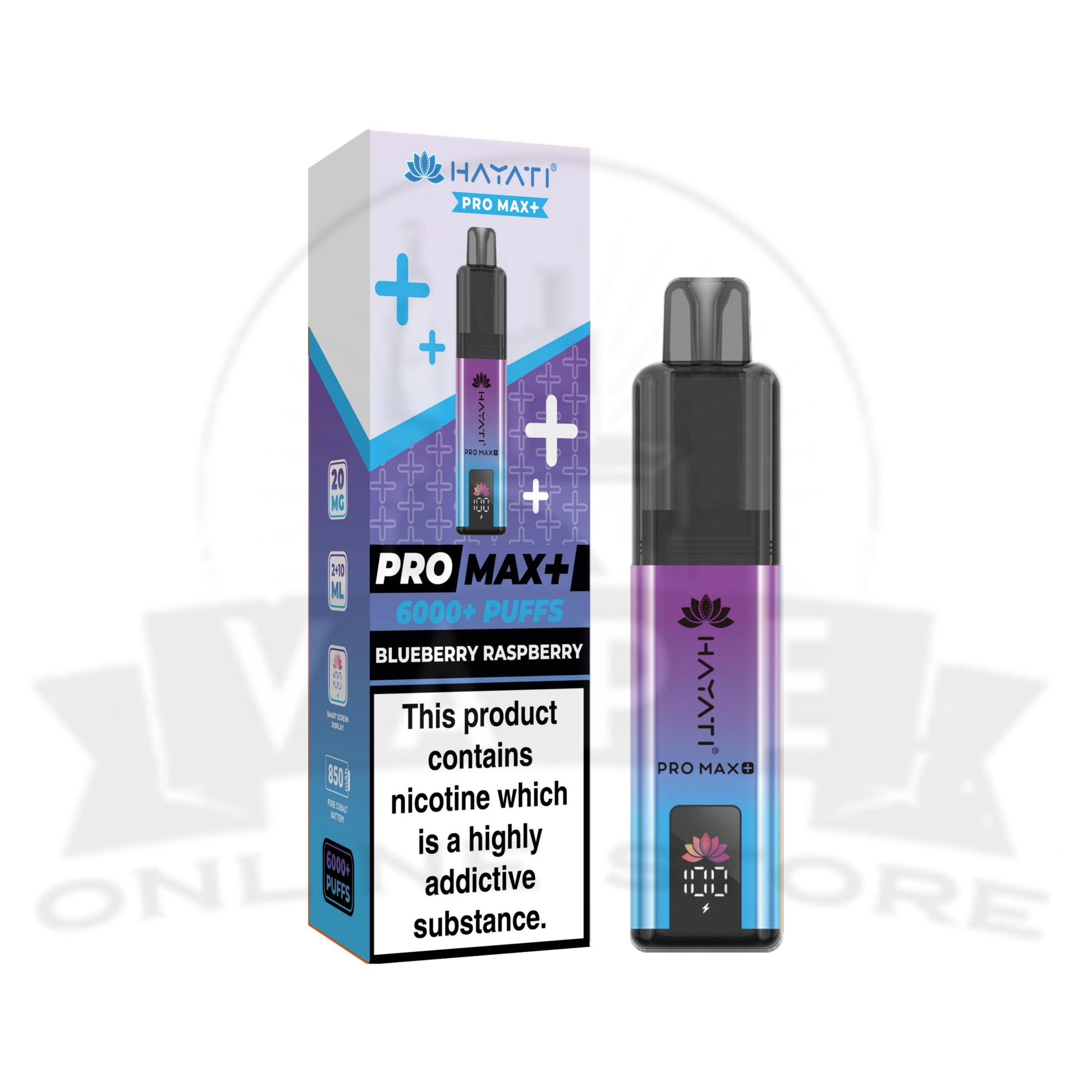 Blackberry Raspberry Hayati Pro Max Plus 6000 Puffs Pod Kit