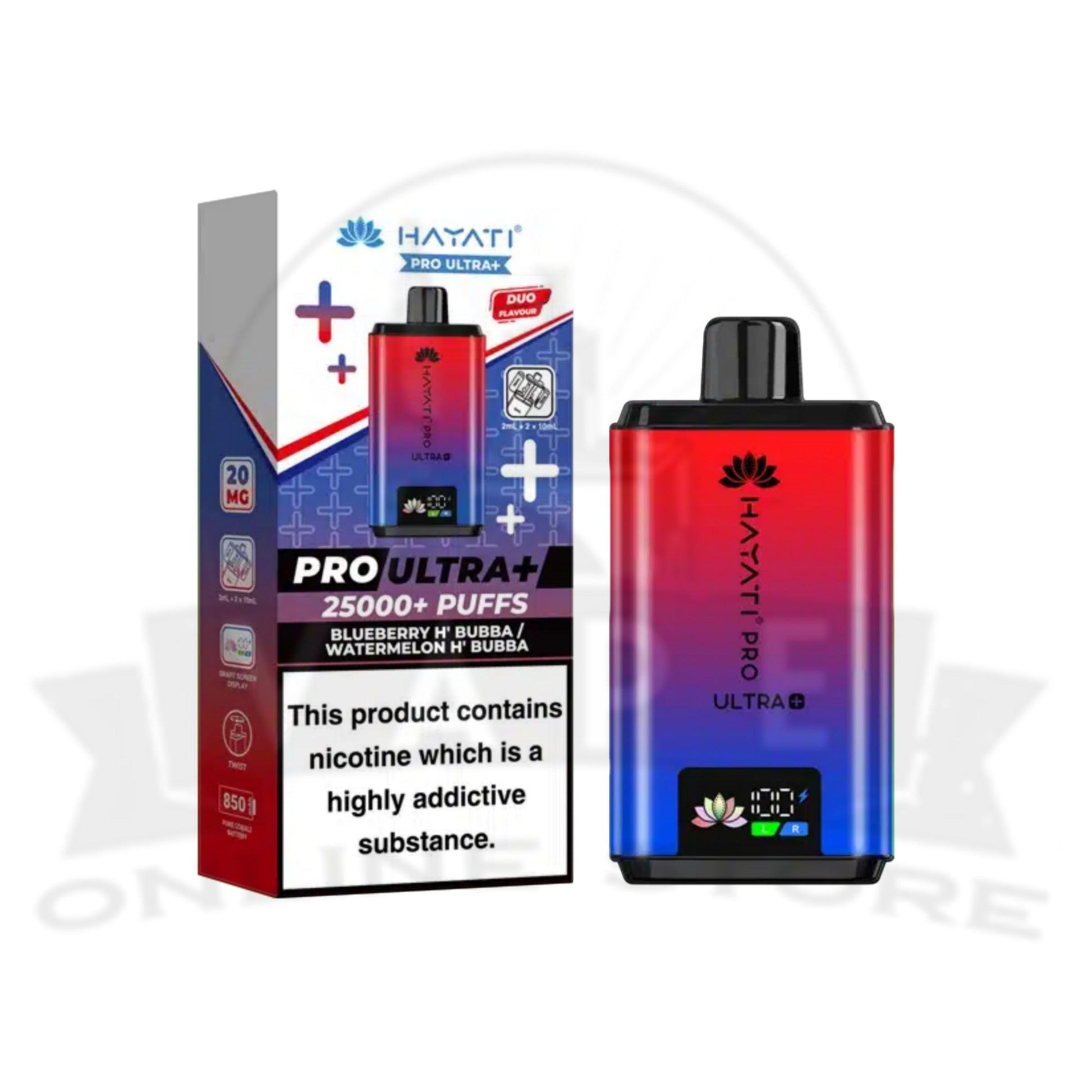 Blueberry_H_Bubba_Watermelon_H_Bubba-Hayati-Pro-Ultra-Plus-25000-Prefilled-Pod-Vape-Kit