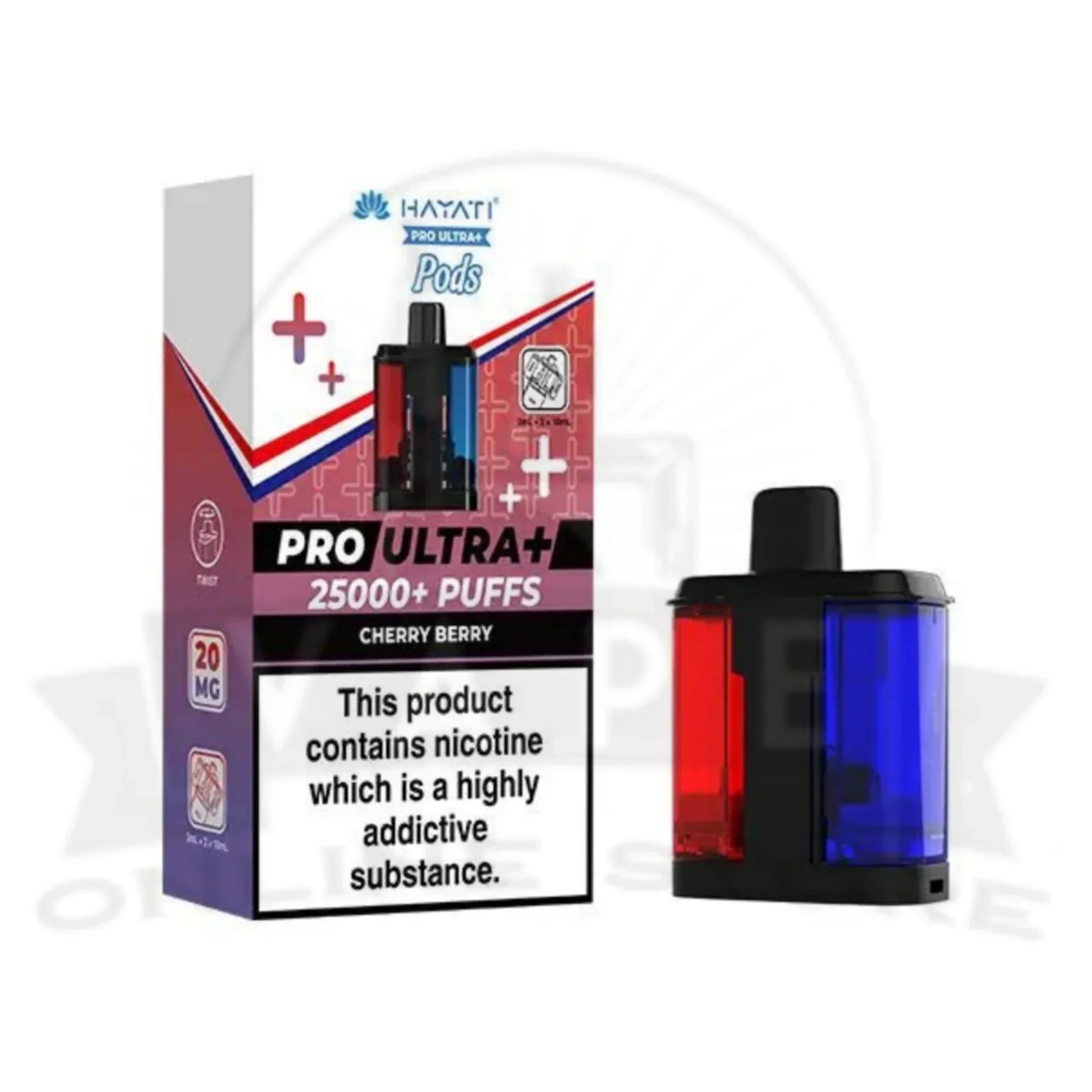 Cherry Berry Hayati Pro Ultra Plus 25k Puffs Pods