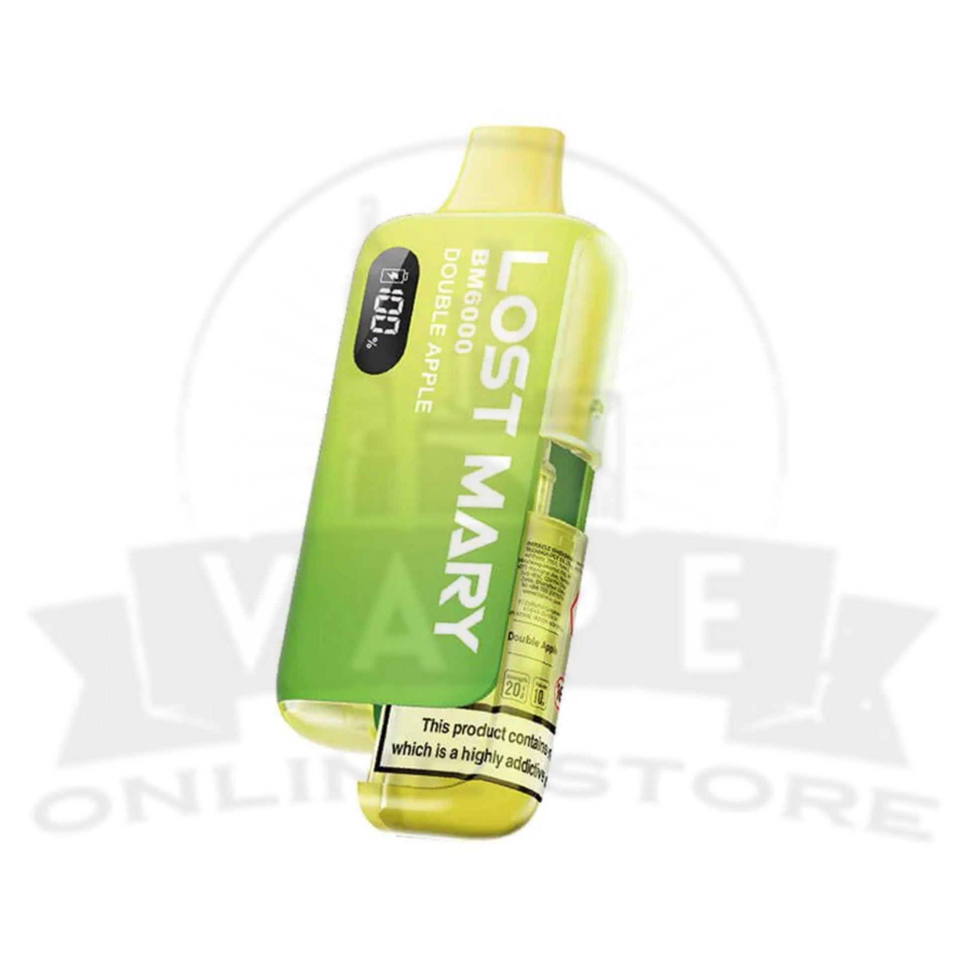 Double Apple Lost Mary BM6000 Prefilled Pod Vape Kit