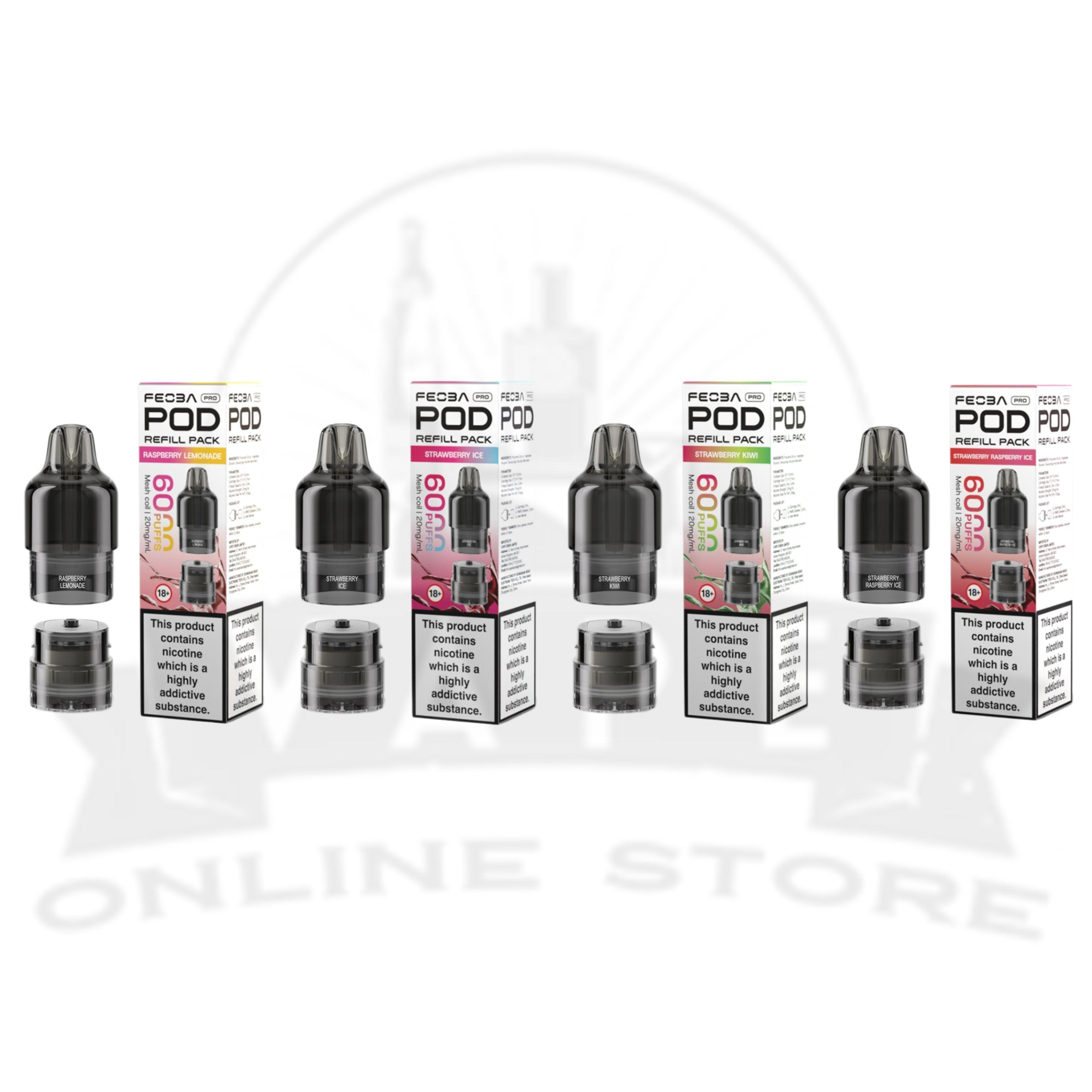 Feoba Pro Prefilled Replacement Pods | 3 for 15 Deal Feoba Pro Prefilled Replacement Pods | 3 for 15 Deal