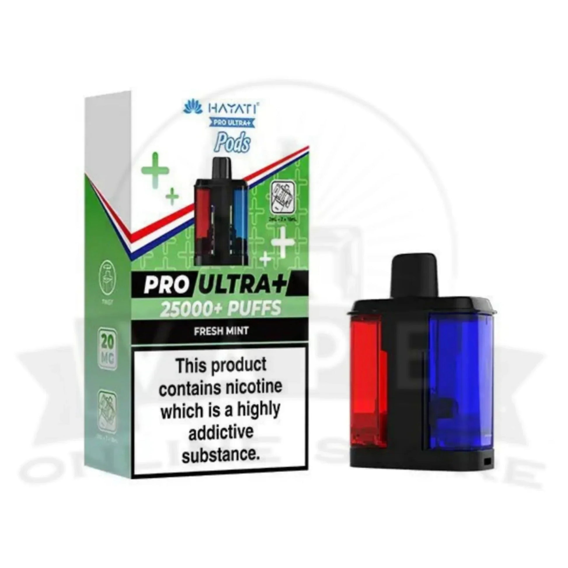 Fresh Mint Hayati Pro Ultra Plus 25k Puffs Replacement Pods