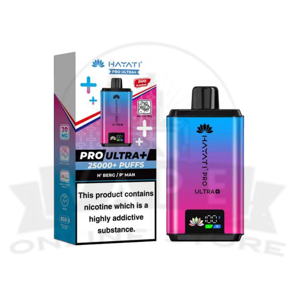 h berg p man hayati pro ultra H'Berg / P'Man Hayati Pro Ultra Plus 25000 Pod Vape Kit