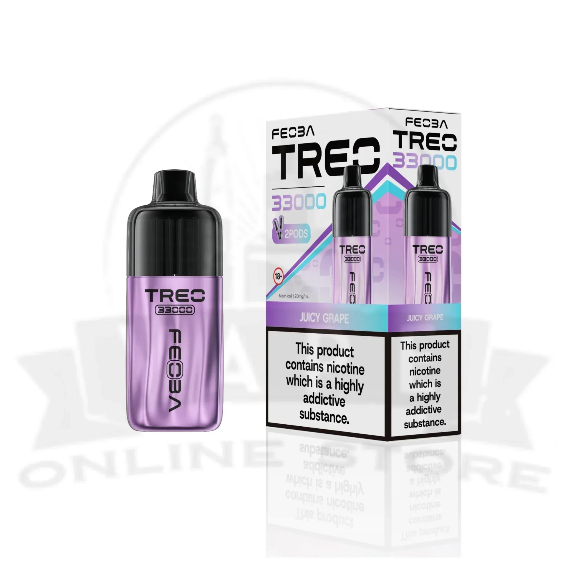 Juicy Grape Feoba Treo 33000 Puffs Prefilled Pod Kit