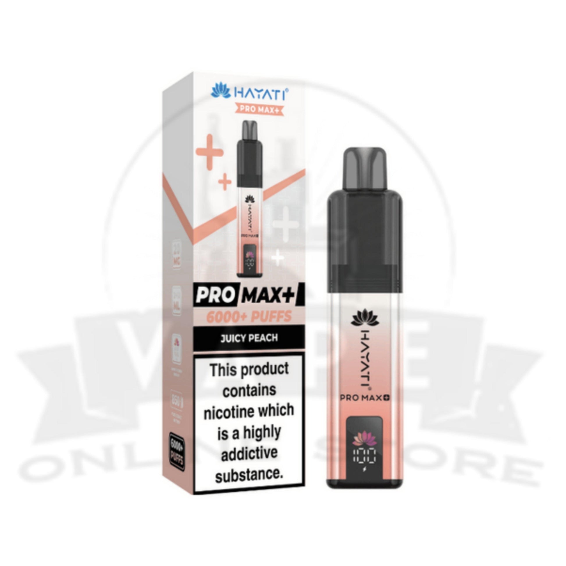 Juicy Peach Hayati Pro Max Plus 6000 Puffs Pod Kit