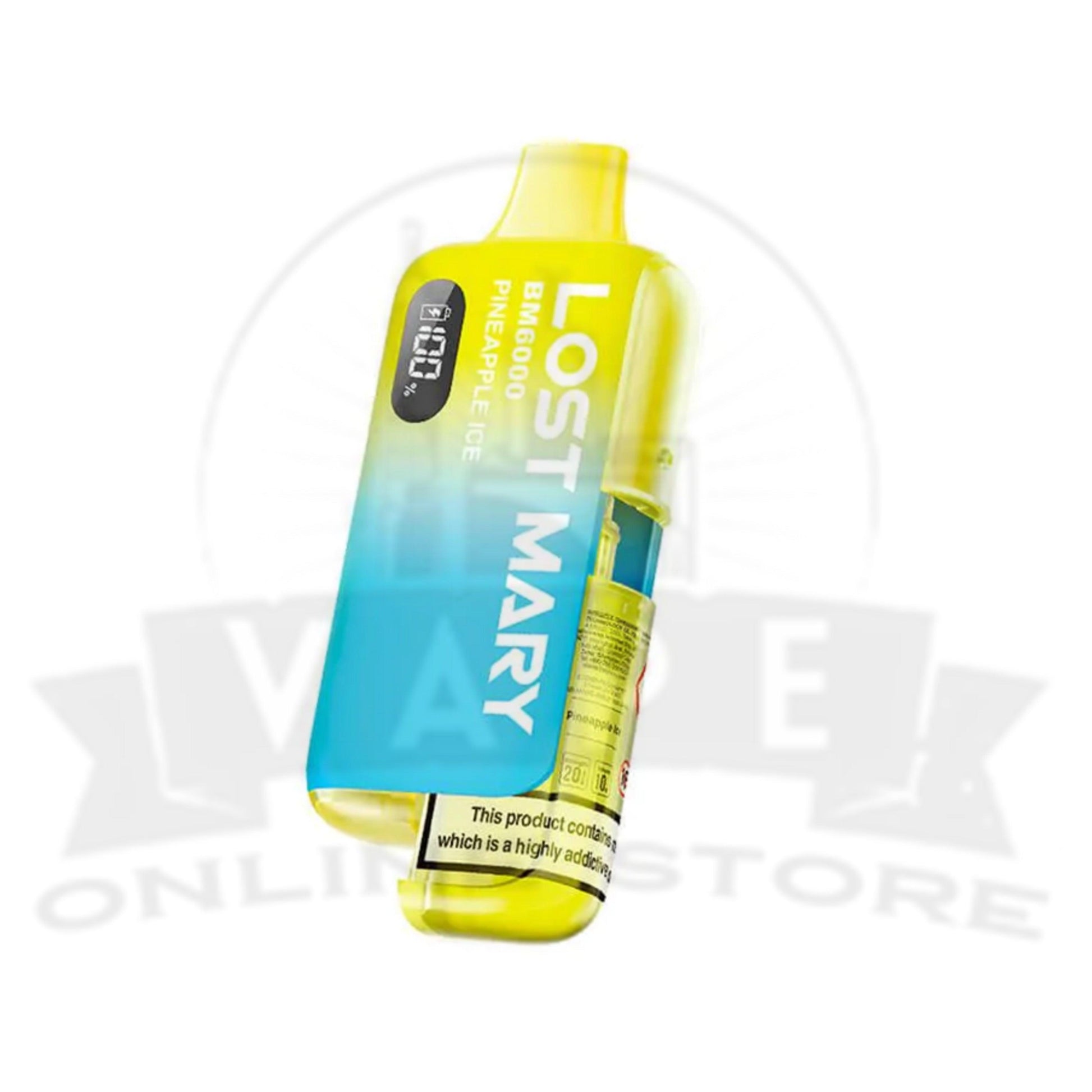 Pineapple Ice Lost Mary BM6000 Prefilled Pod Vape Kit
