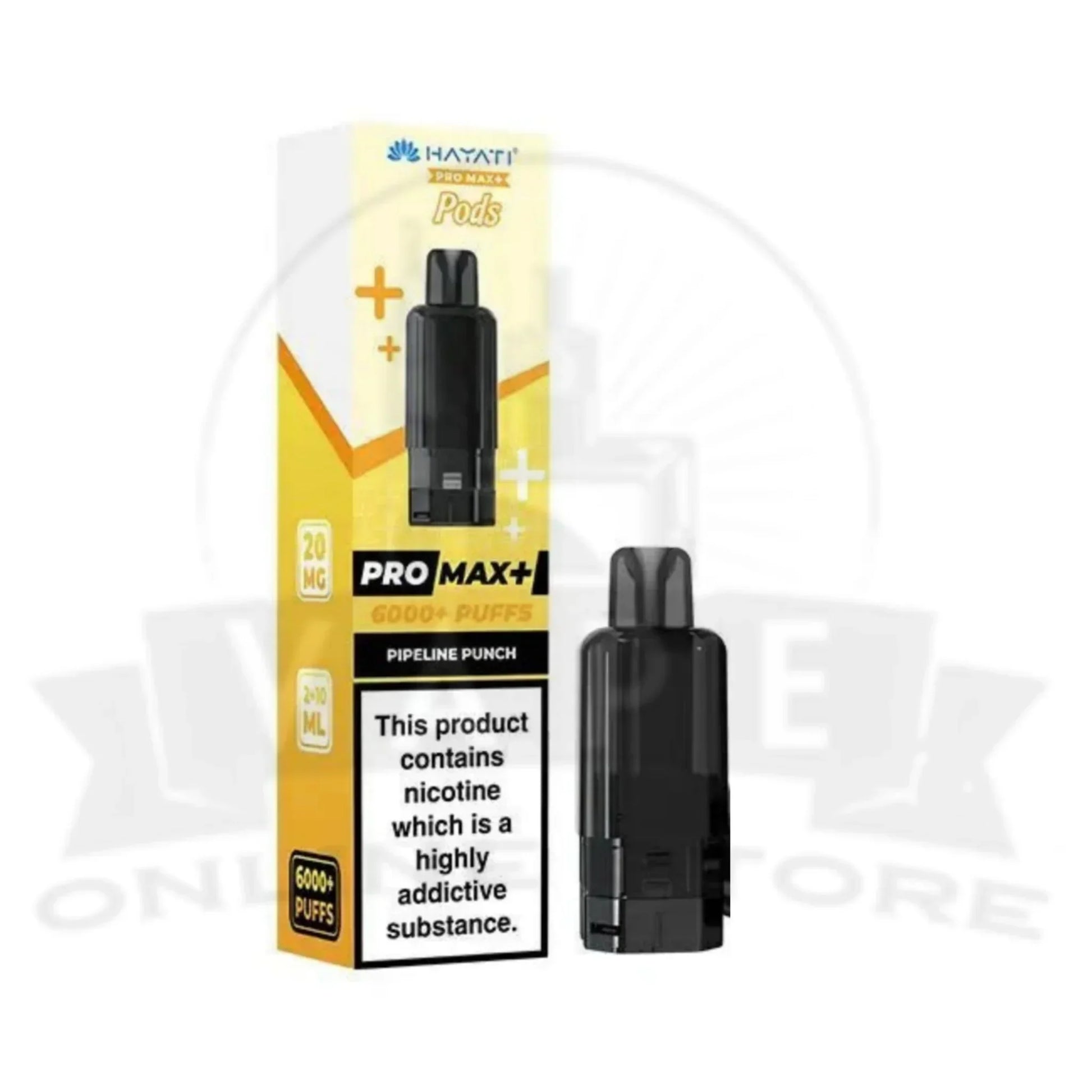 Pipeline Punch Hayati Pro Max Plus 6k Puffs Replacement Pods