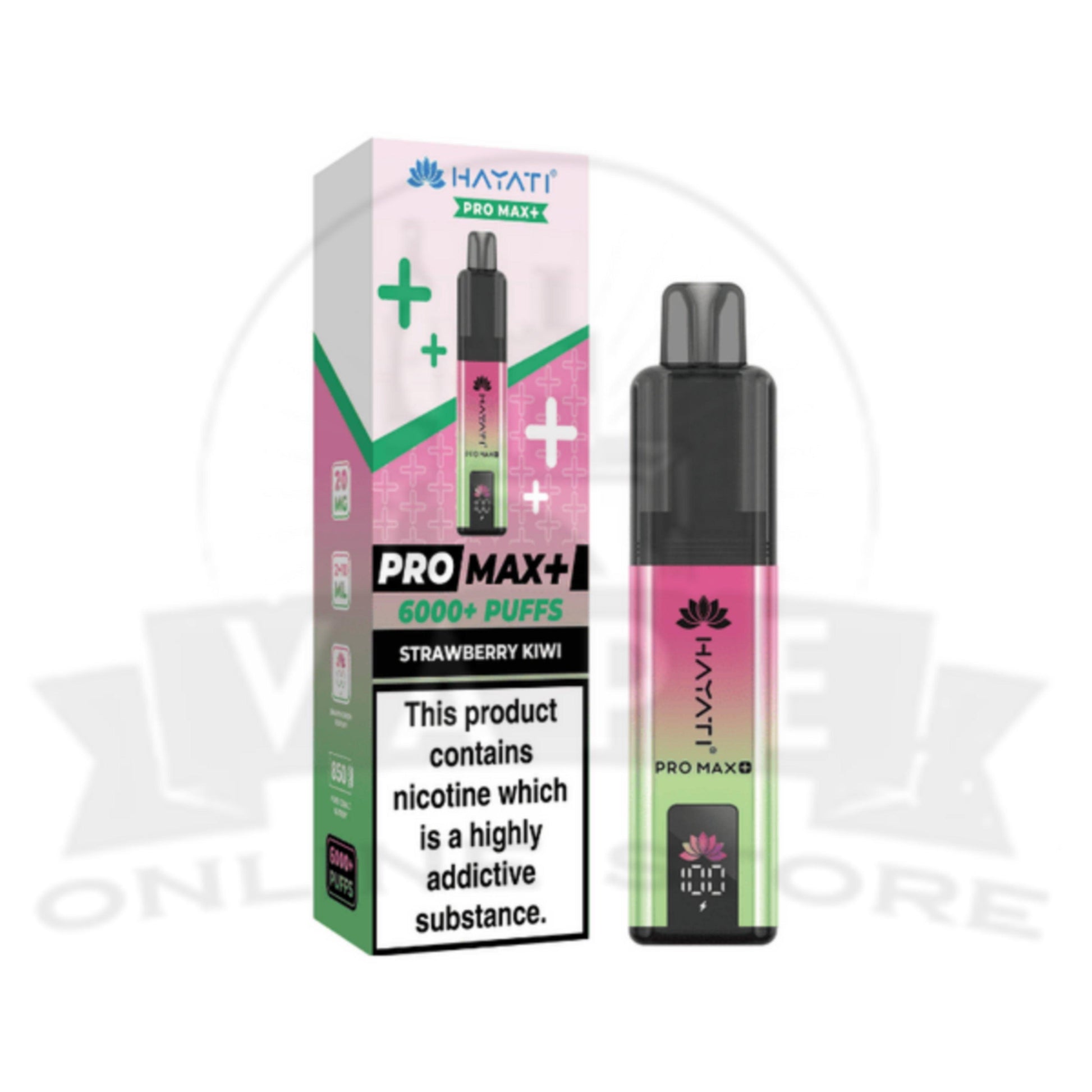 Strawberry Kiwi Hayati Pro Max Plus 6000 Puffs Pod Kit