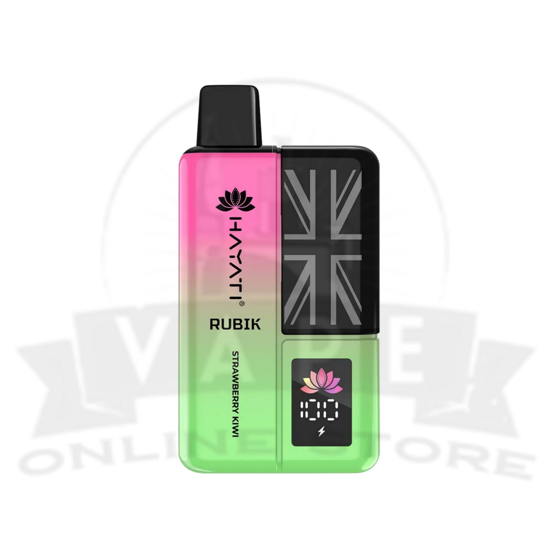 Strawberry Kiwi Hayati Rubik 7k Puffs Pod Kit