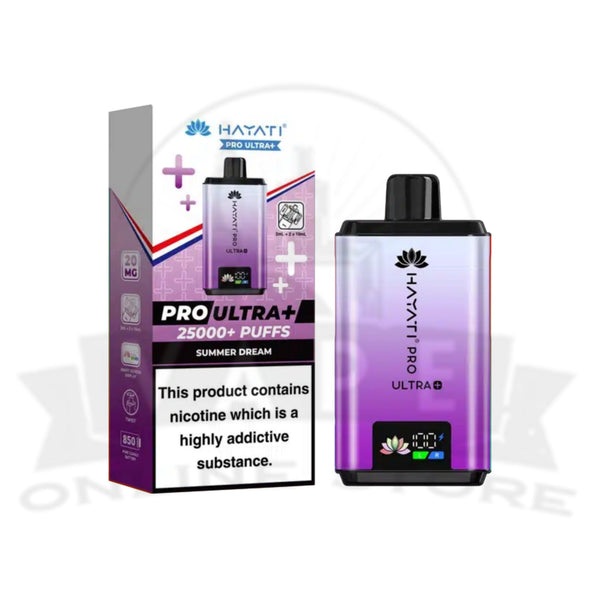 summer dream flavour vape Summer Dream Hayati Pro Ultra Plus 25000 Prefilled Pod Vape Kit