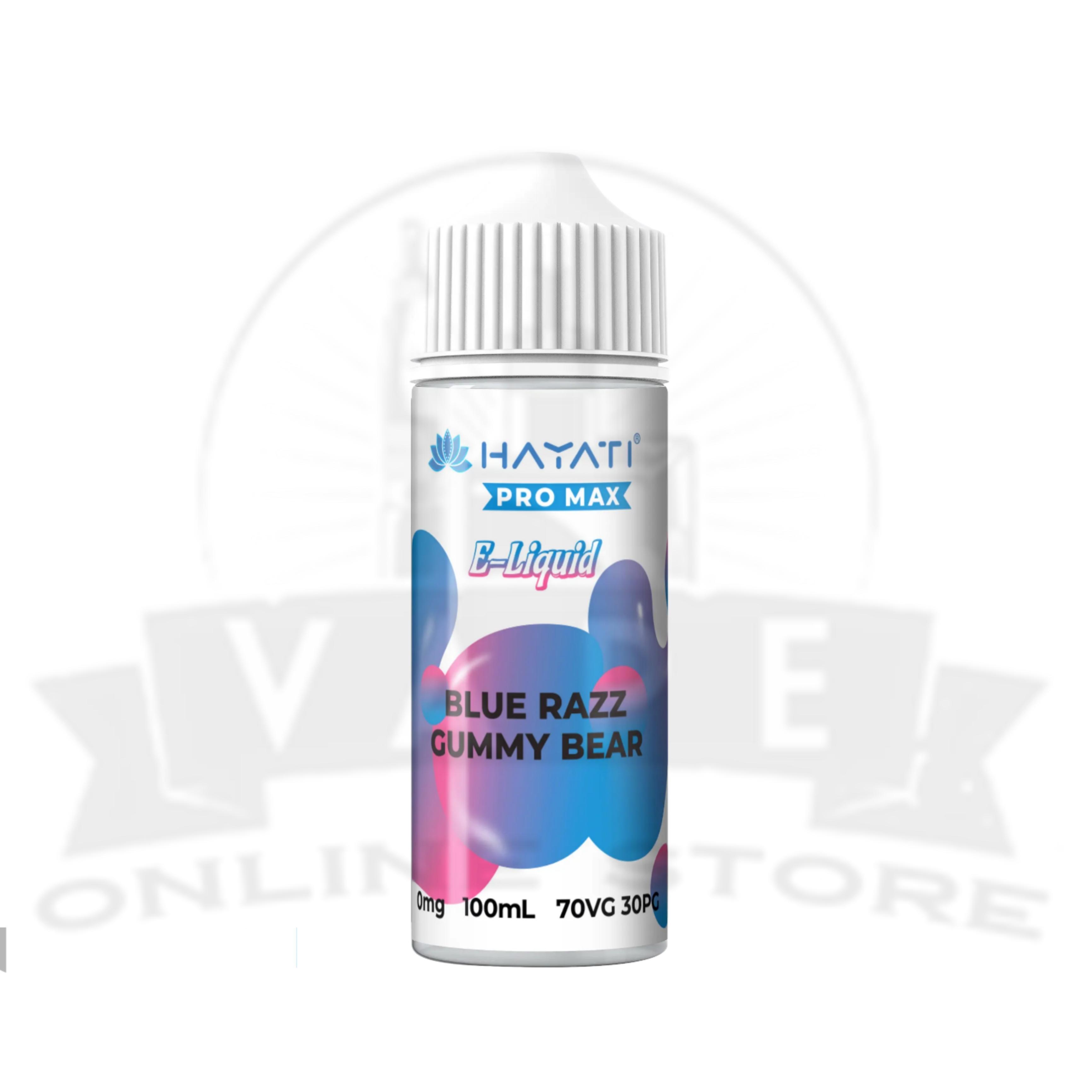 Blue Razz Gummy Bear | Hayati Pro Max 100ml E-Liquid Vape Blue Razz Gummy Bear | Hayati Pro Max 100ml E-Liquid Vape