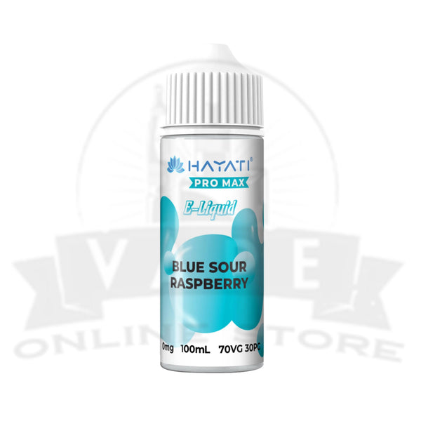 Blue Sour Raspberry Hayati Pro Max 100ml E-Liquid Vape Juice Blue Sour Raspberry Hayati Pro Max 100ml E-Liquid Vape Juice