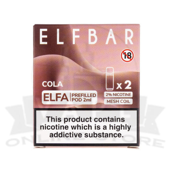 Cola Elfa Pre-filled Pods By Elf Bar|Vape Online Store Uk