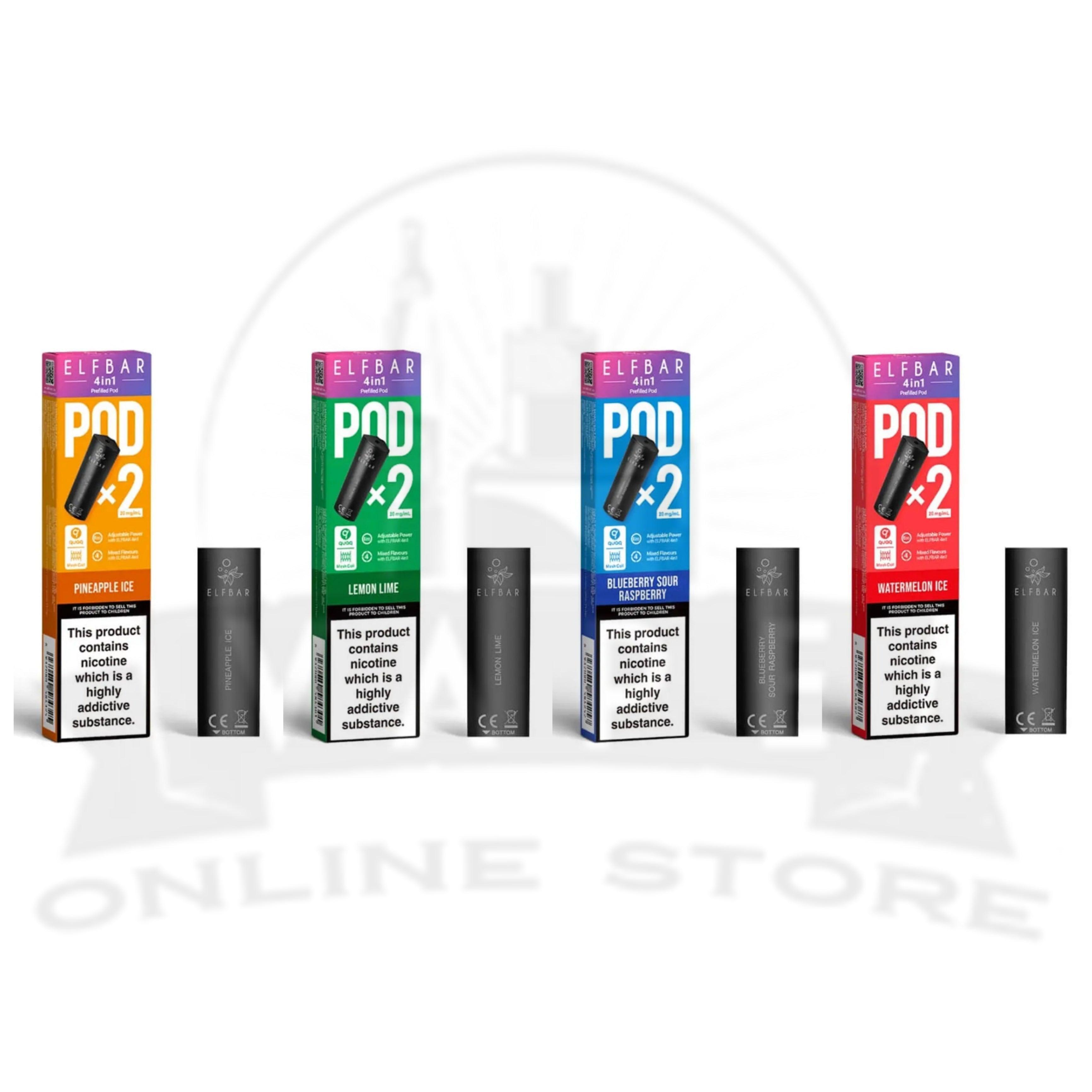 Elf Bar 4in1 Prefilled Pods | Pack Of 4 Elf Bar 4in1 Prefilled Pods | Pack Of 4