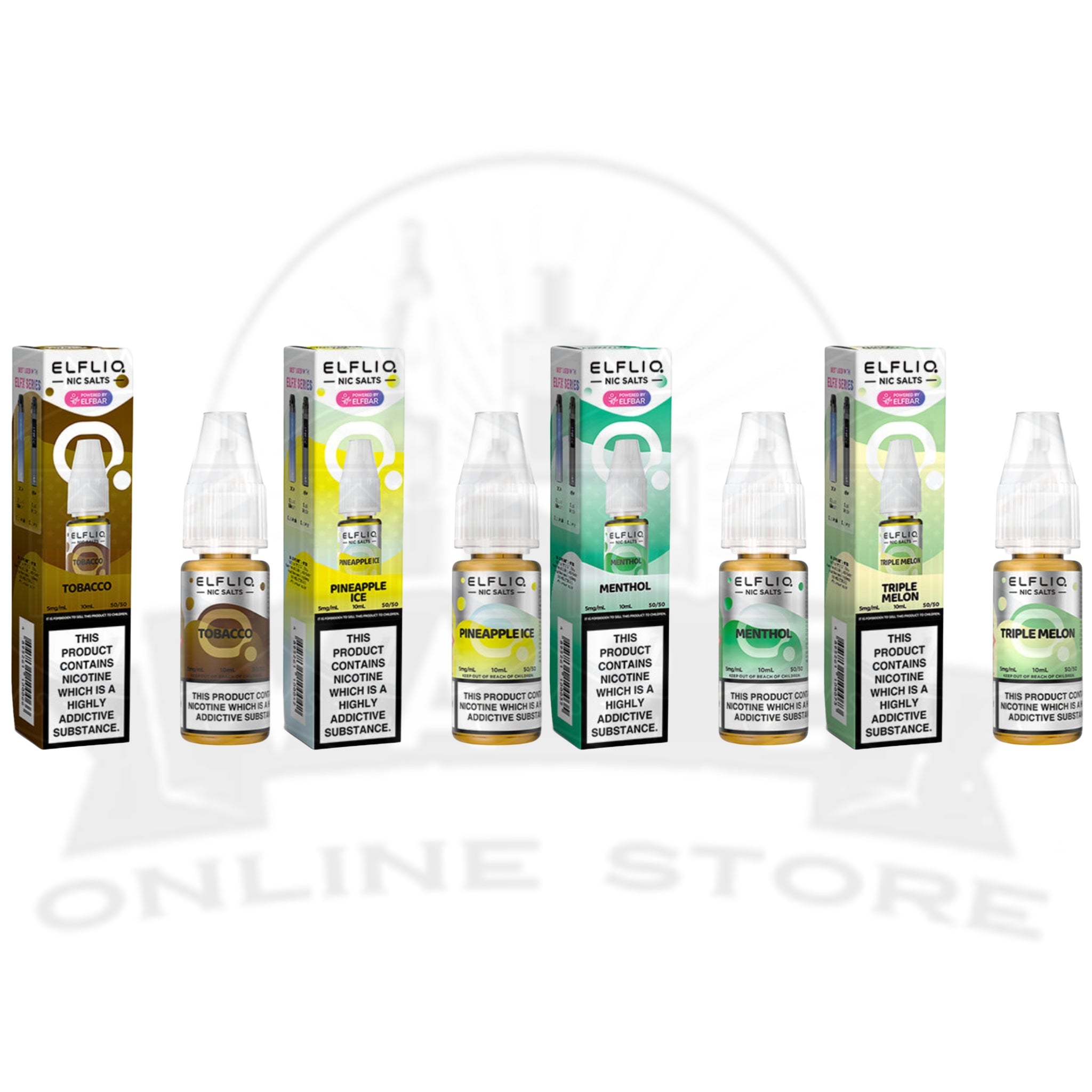 ElfLiq 10ml 5mg Nic Salts by Elf Bar | Best Flavours