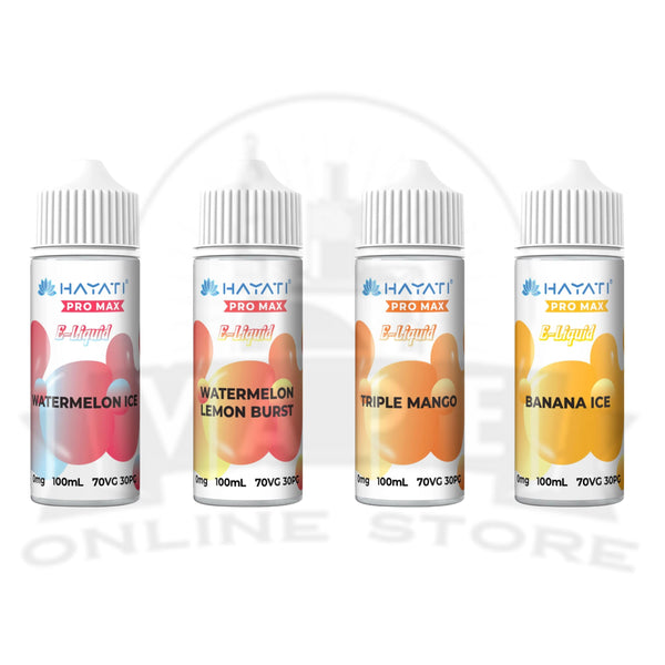 Hayati Pro Max 100ml E-Liquid Only All Flavours - Main Image