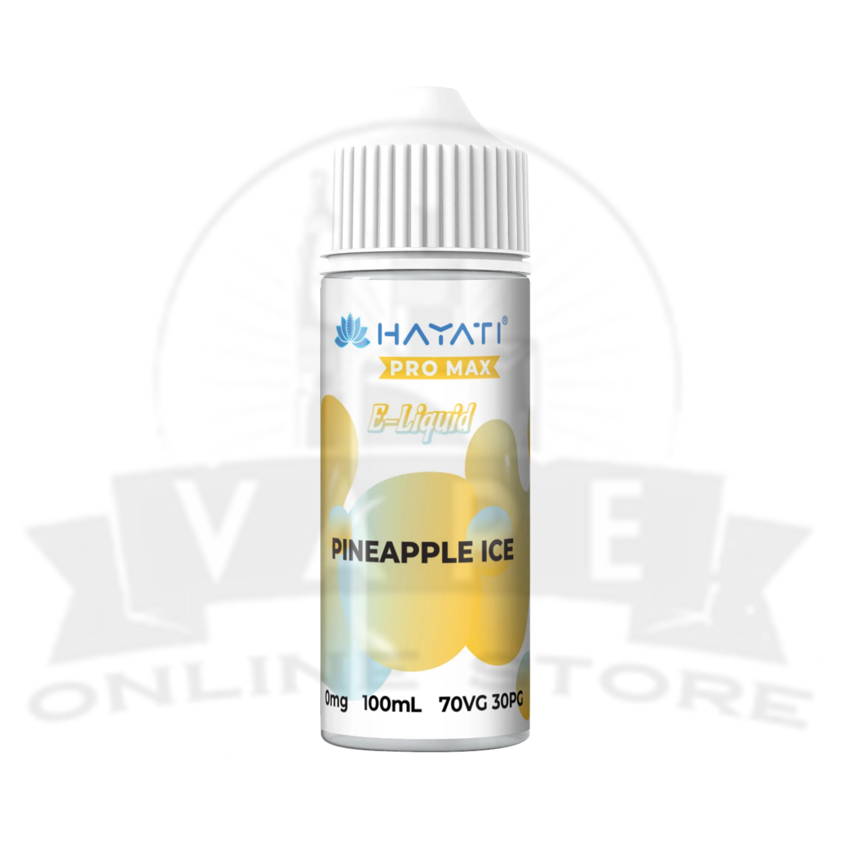 Pineapple Ice Hayati Pro Max 100ML E-Liquid Vape Juice Pineapple Ice Hayati Pro Max 100ML E-Liquid Vape Juice