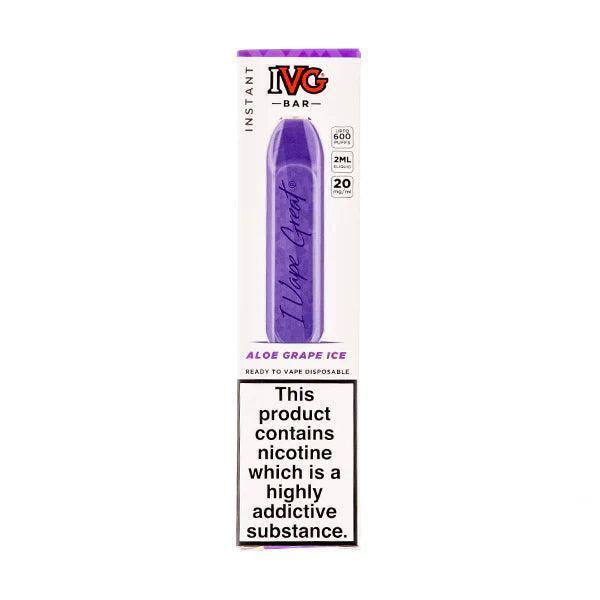 IVG Bar 600 Puffs Disposable Vape 20mg - 3.99 Only IVG Bar 600 Puffs Disposable Vape 20mg - 3.99 Only