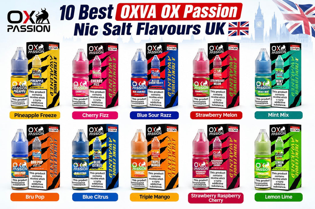 10 Best OXVA OX Passion Nic Salt Flavours in the UK