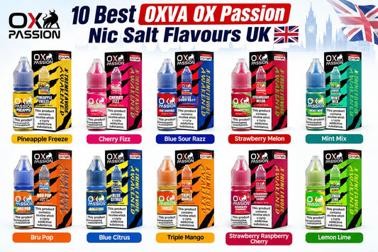 10 Best OXVA OX Passion Nic Salt Flavours in the UK