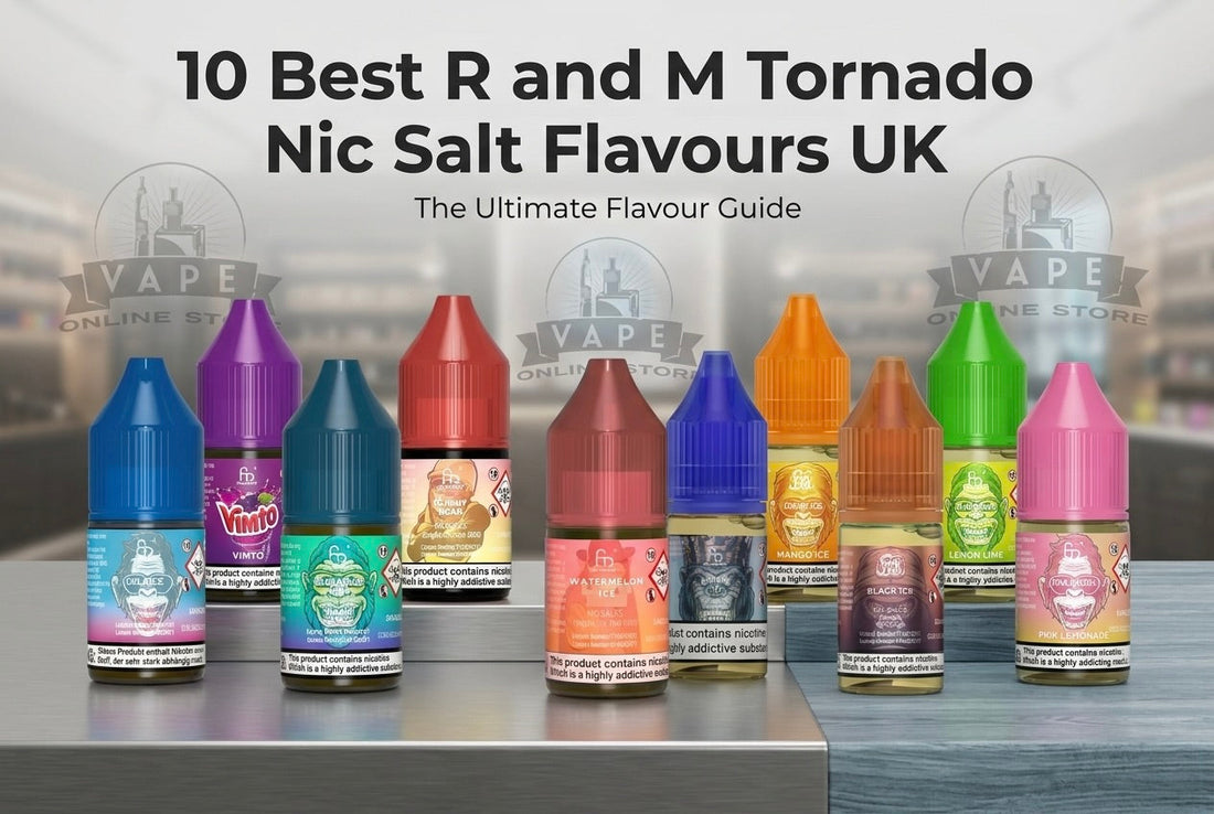 10 Best R and M Tornado Nic Salt Flavours UK