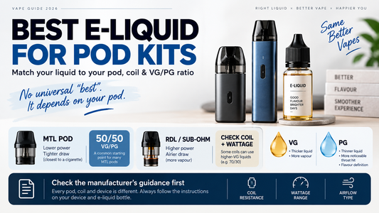 Best E-Liquid for Pod Kits: How to Choose the Right Vape Juice