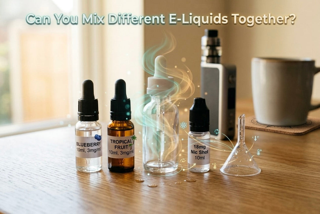 Can you mix different e-liquids together? — UK guide to safe e-liquid mixing