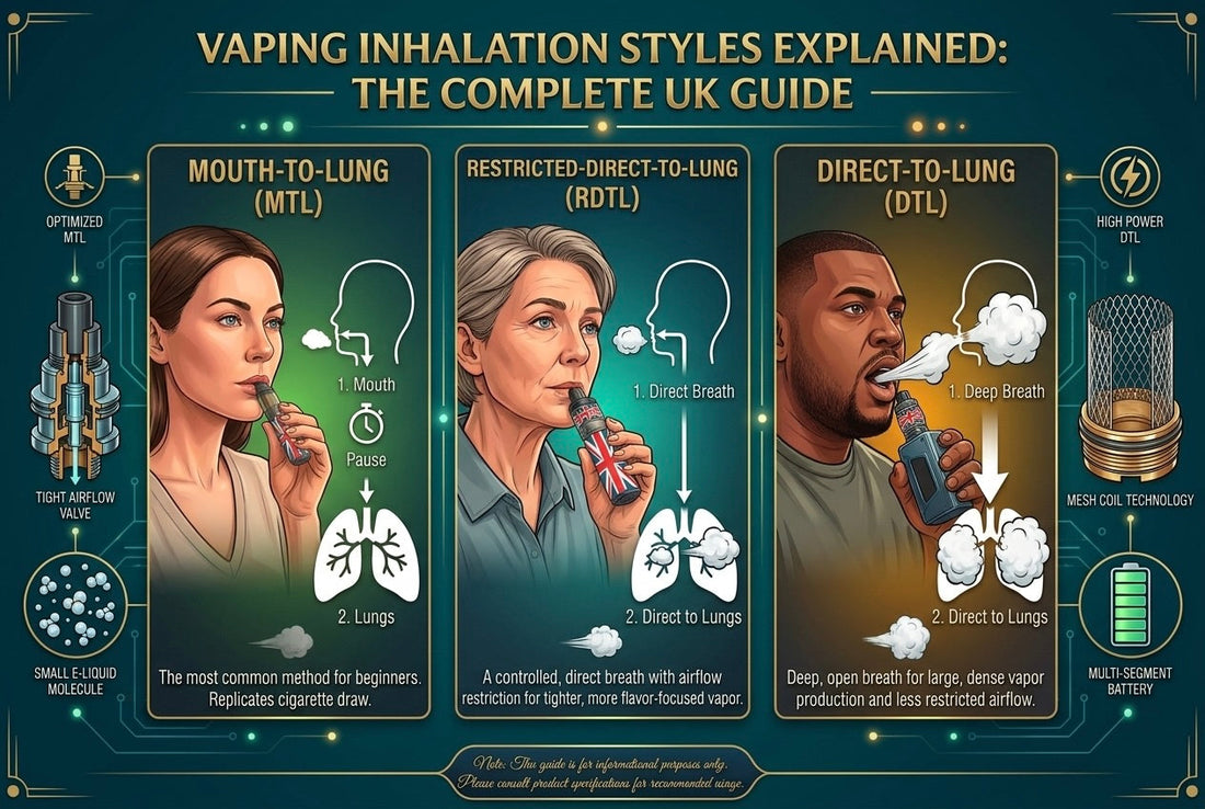 How do I inhale a vape correctly? — UK beginner guide