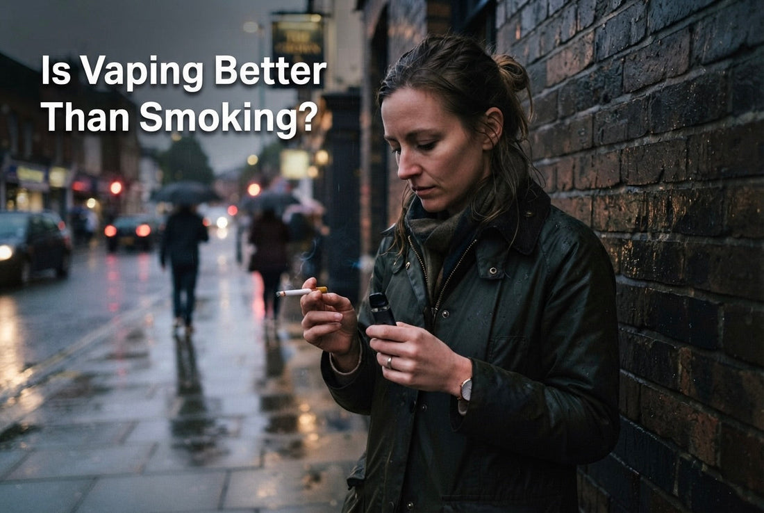 Is vaping better than smoking? — UK health guide