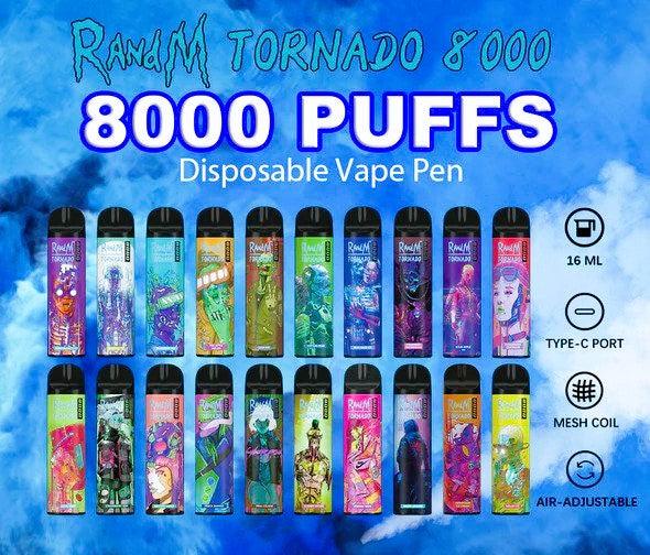 RandM Tornado Vape 8000 Review & Guide