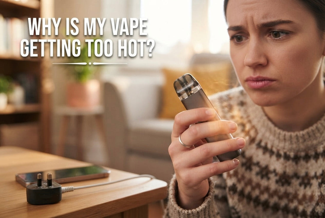 Why is my vape getting too hot? — UK vape overheating safety guide