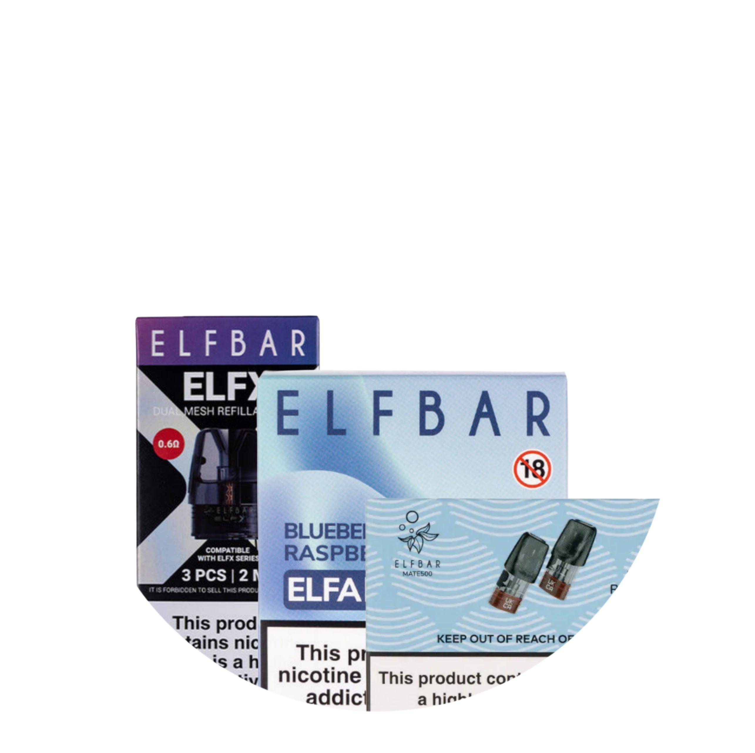 Elf Bar Empty & Prefilled E-Liquid Pods |  Elf Bar Pods