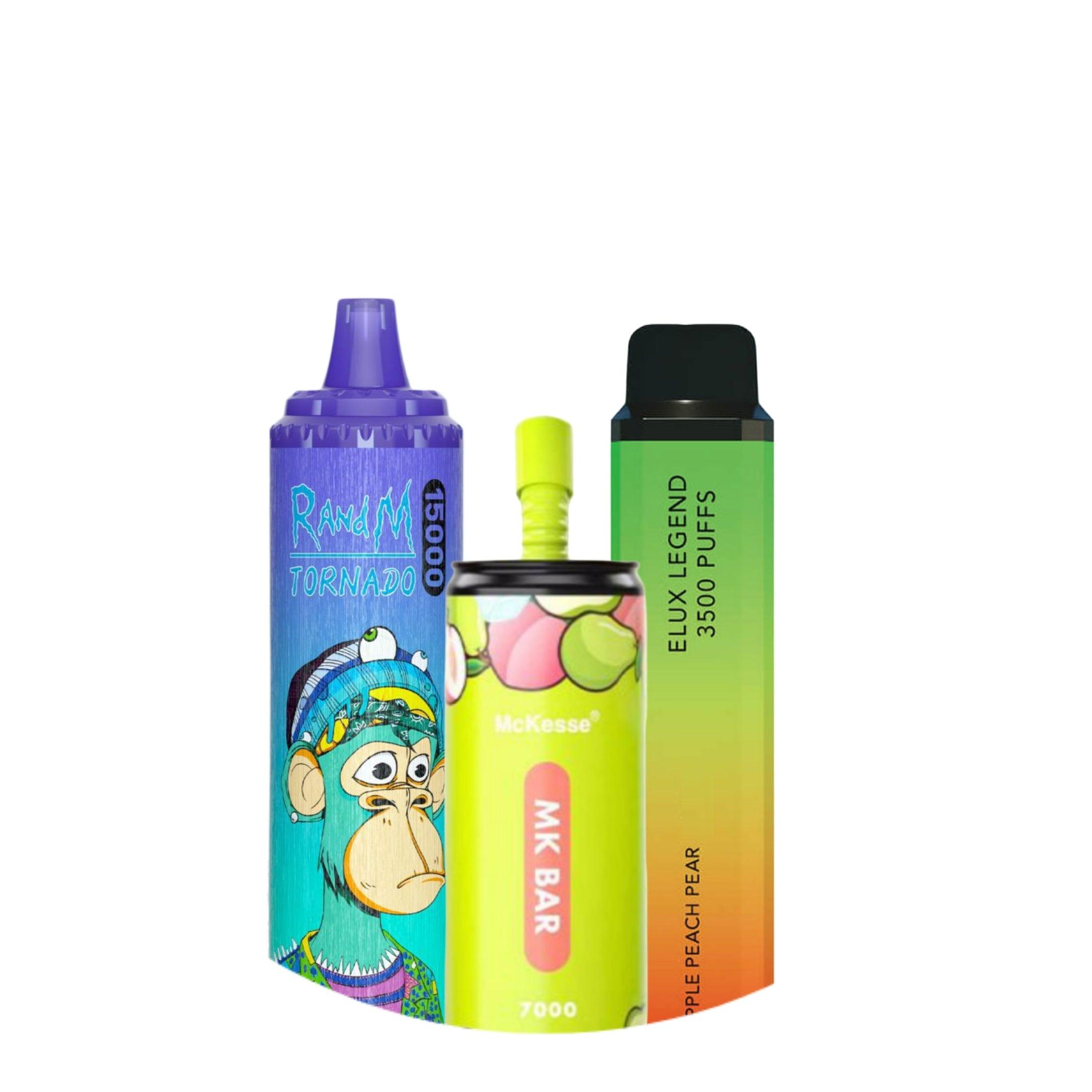 Apple Peach Pear Flavour Vape | Multi Brands