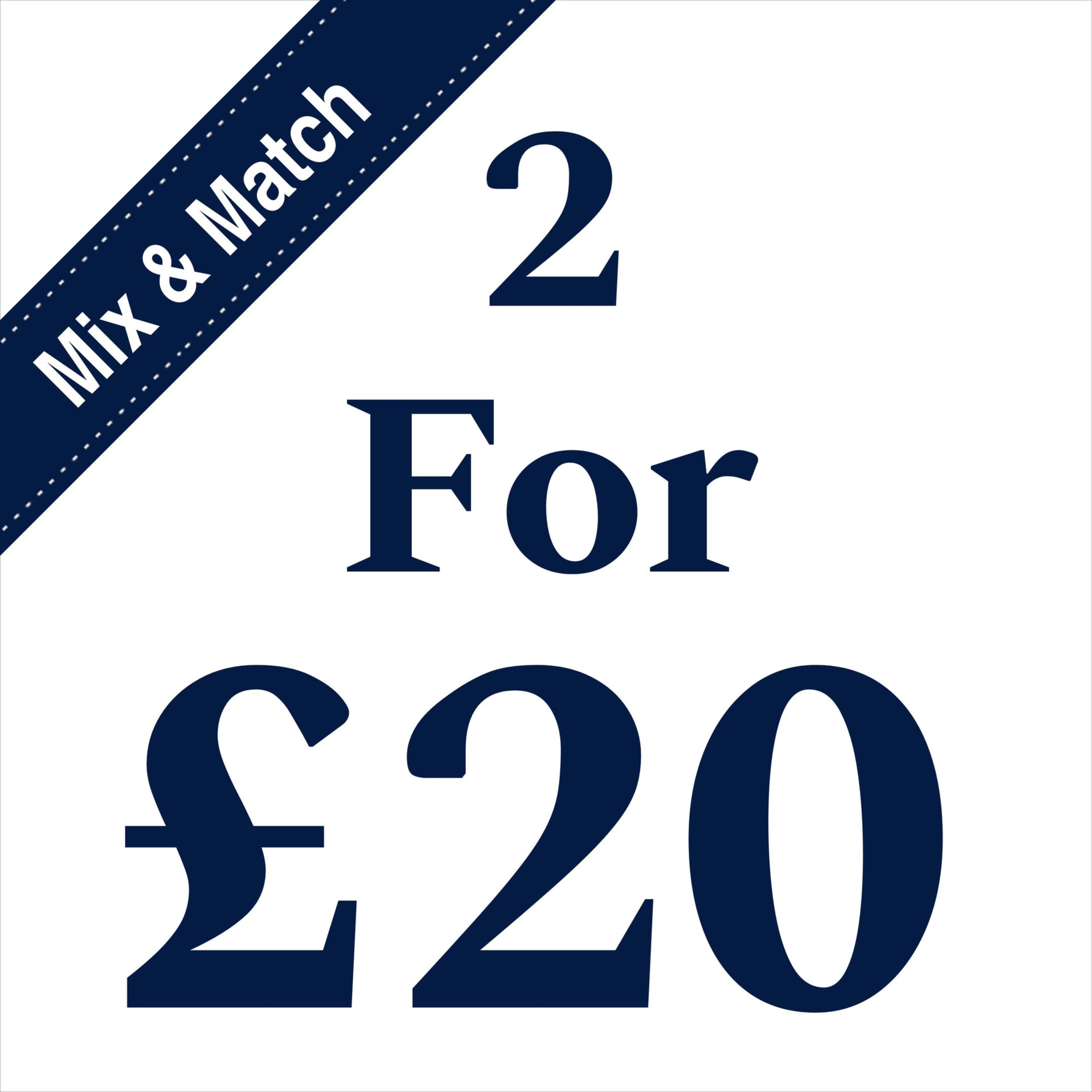 2 For £20