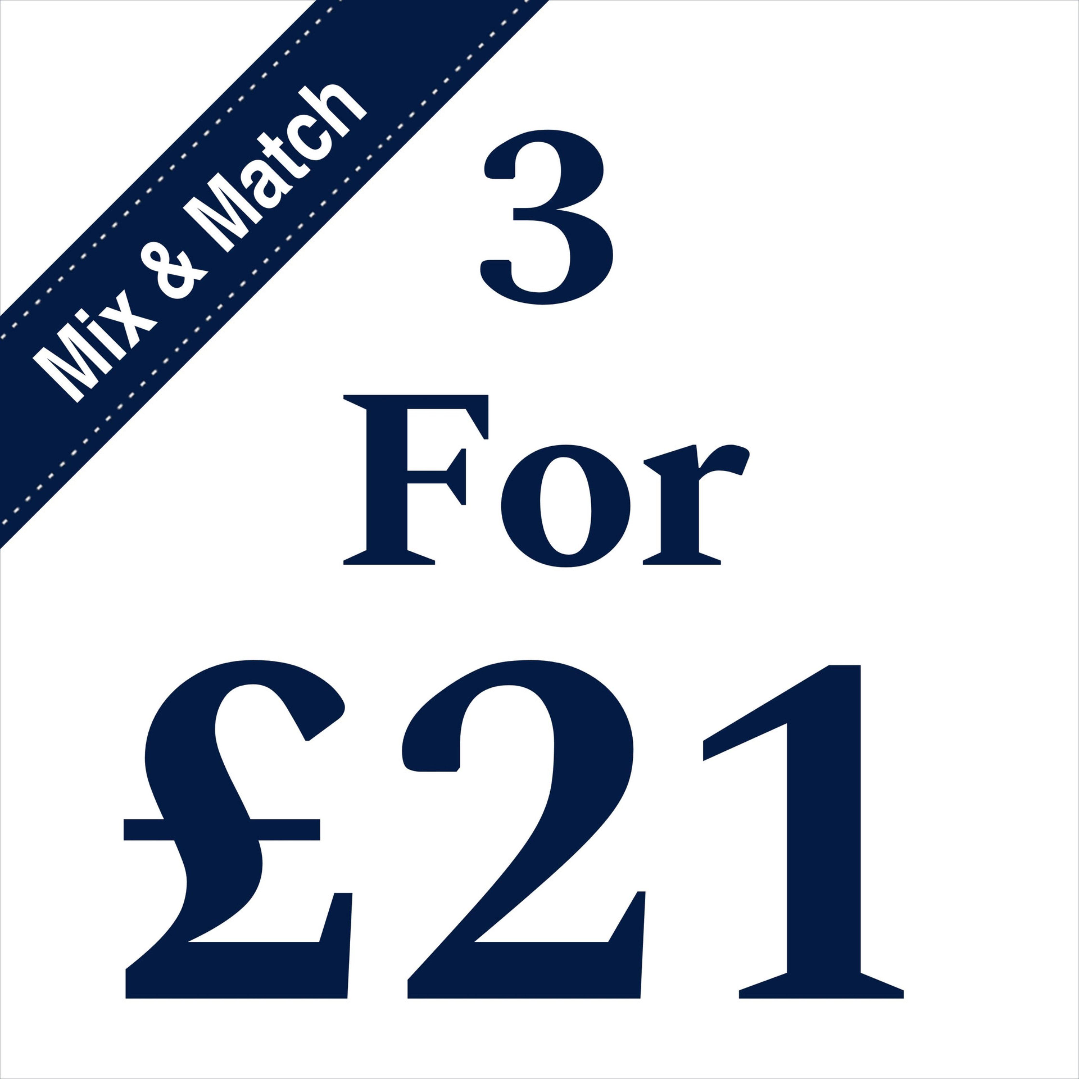 3 For £21