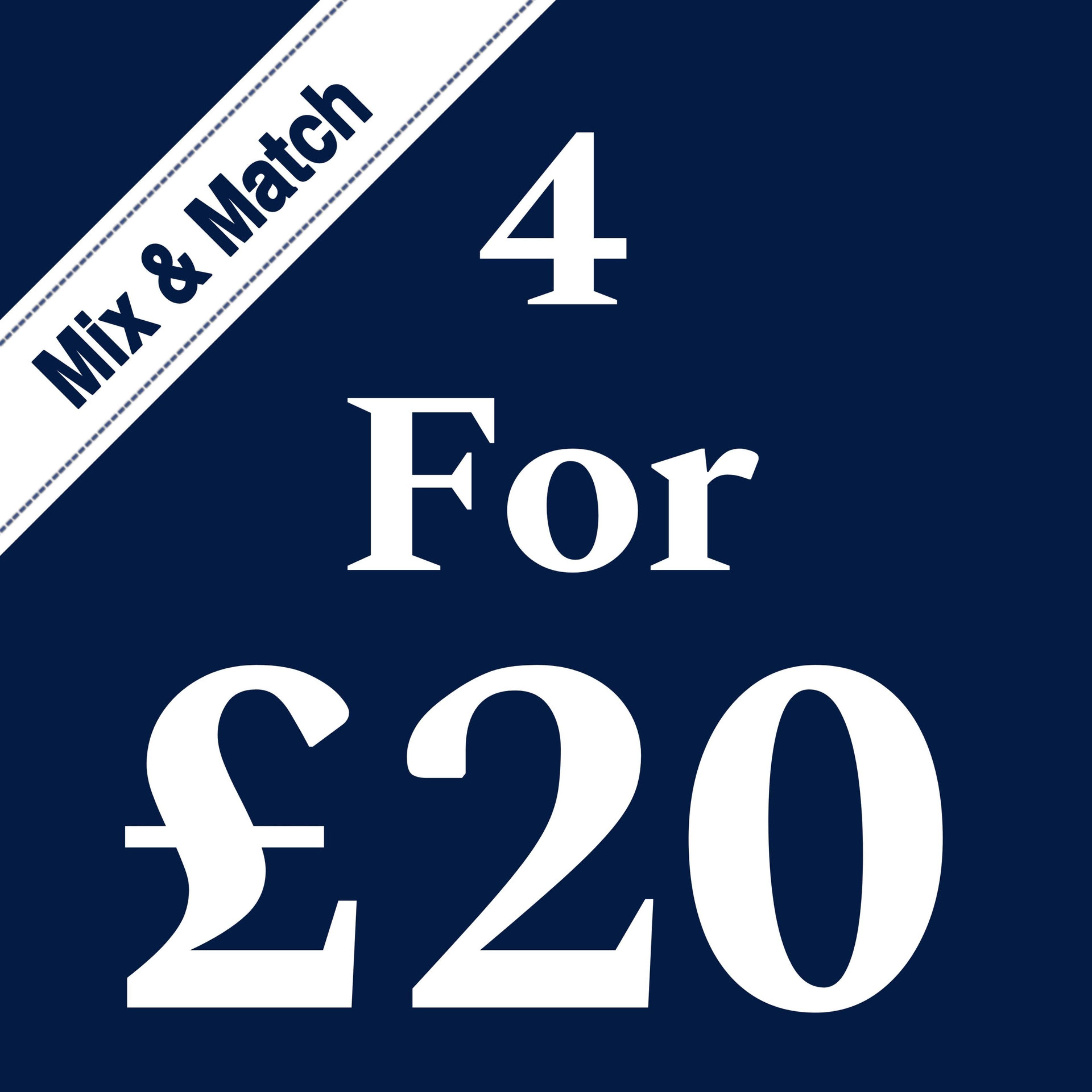 4 For £20
