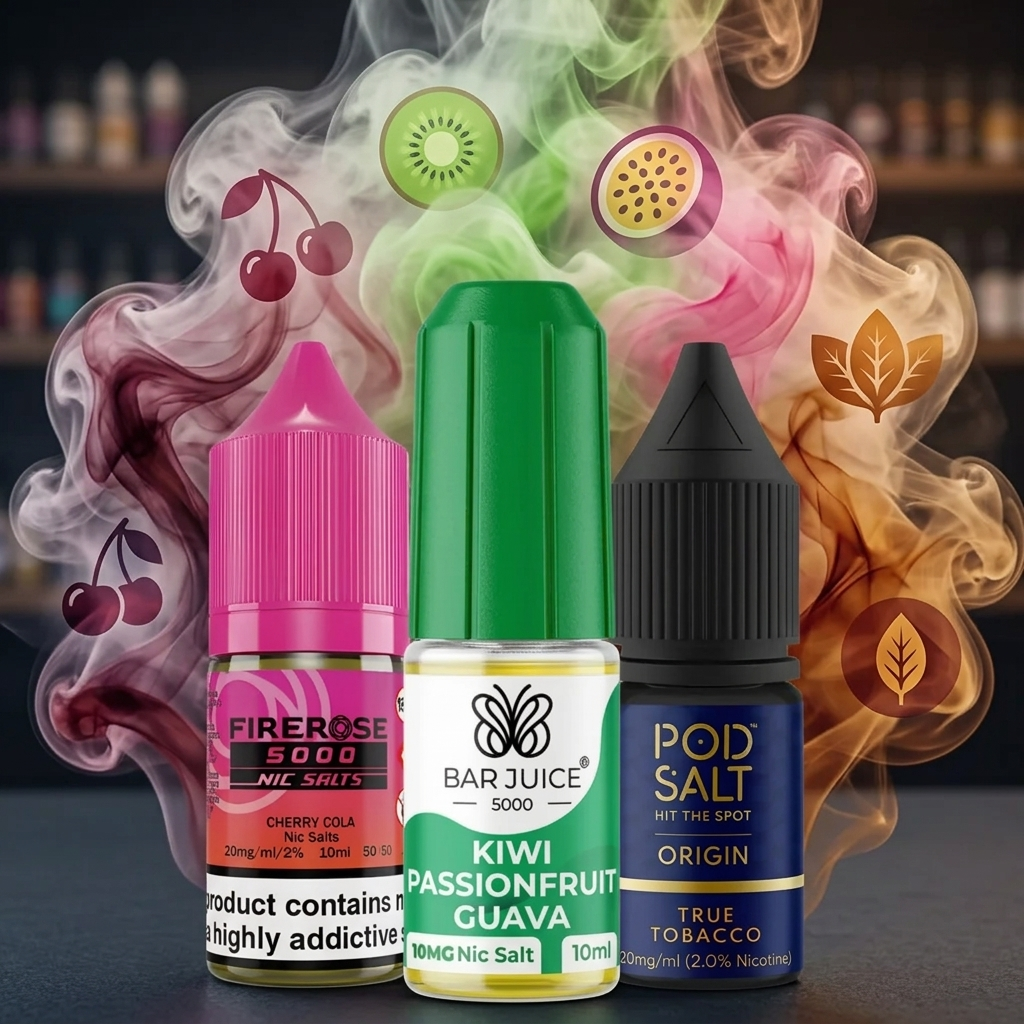 10ml E-Liquids UK: Nic Salts, Bar Salts and Vape Juice