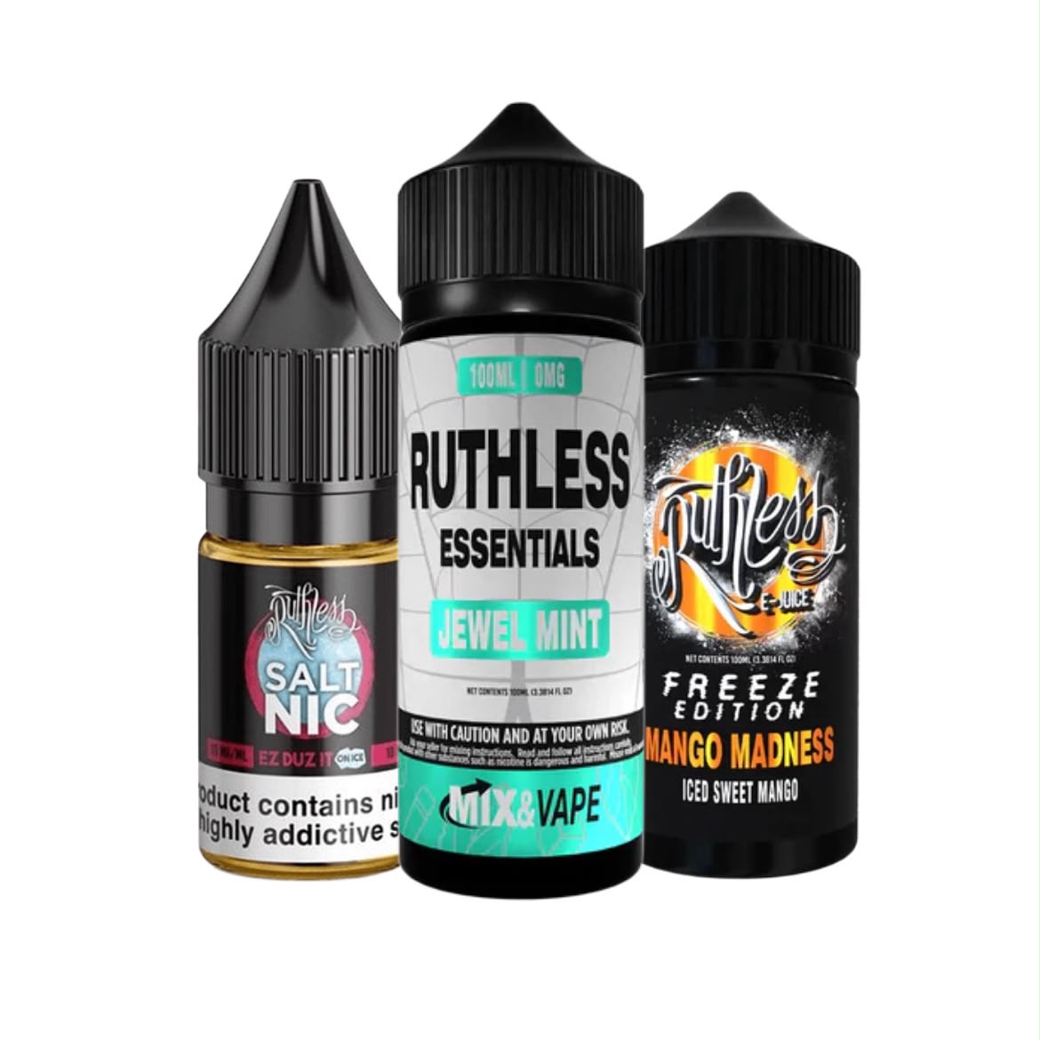 Ruthless E-Liquids & Nic Salts Order Now at VOS