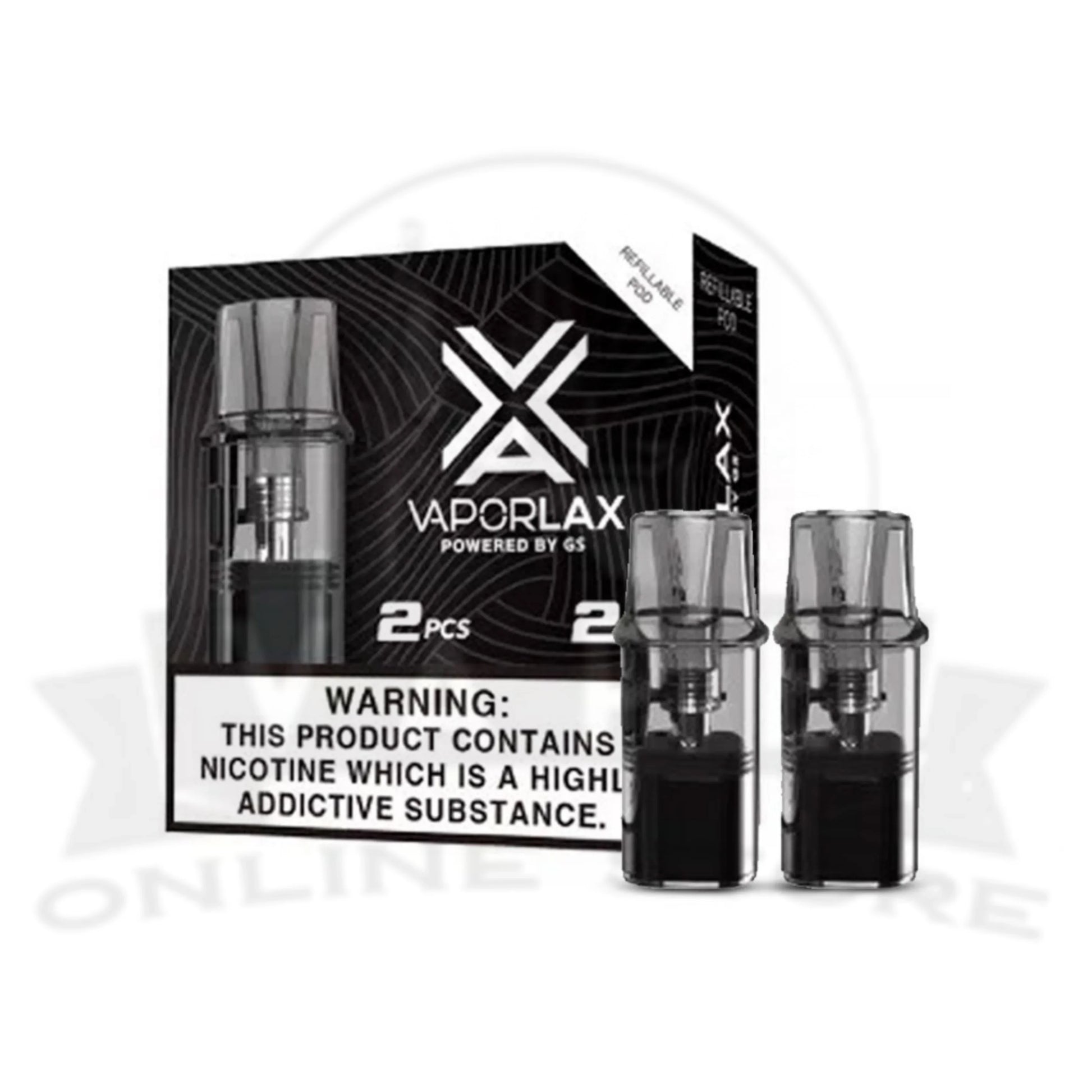 2ml Vaporlax Nano / Kubic Replacement Pods (Pack of 2)