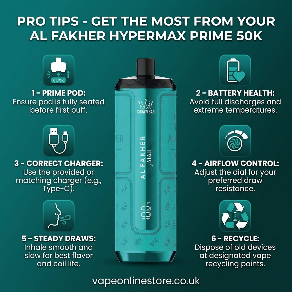 Al Fakher Hypermax Prime 50K Prefilled Pod Kit