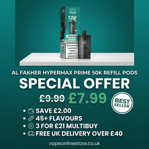 Al Fakher 50K Hypermax Prime Refill Pods | 45+ Flavours
