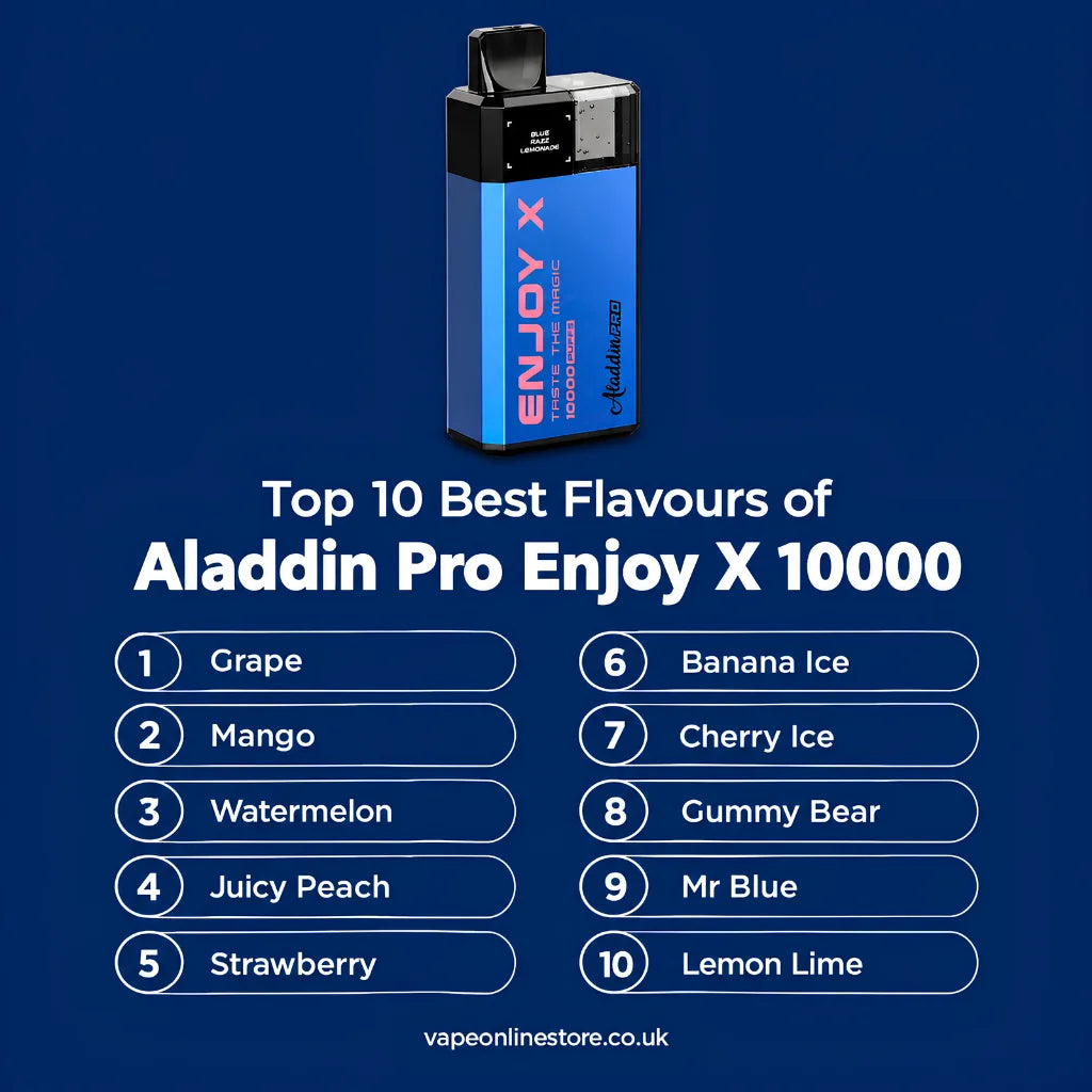 Aladdin Pro Enjoy X 10000 Vape | 3 for £24 Deal